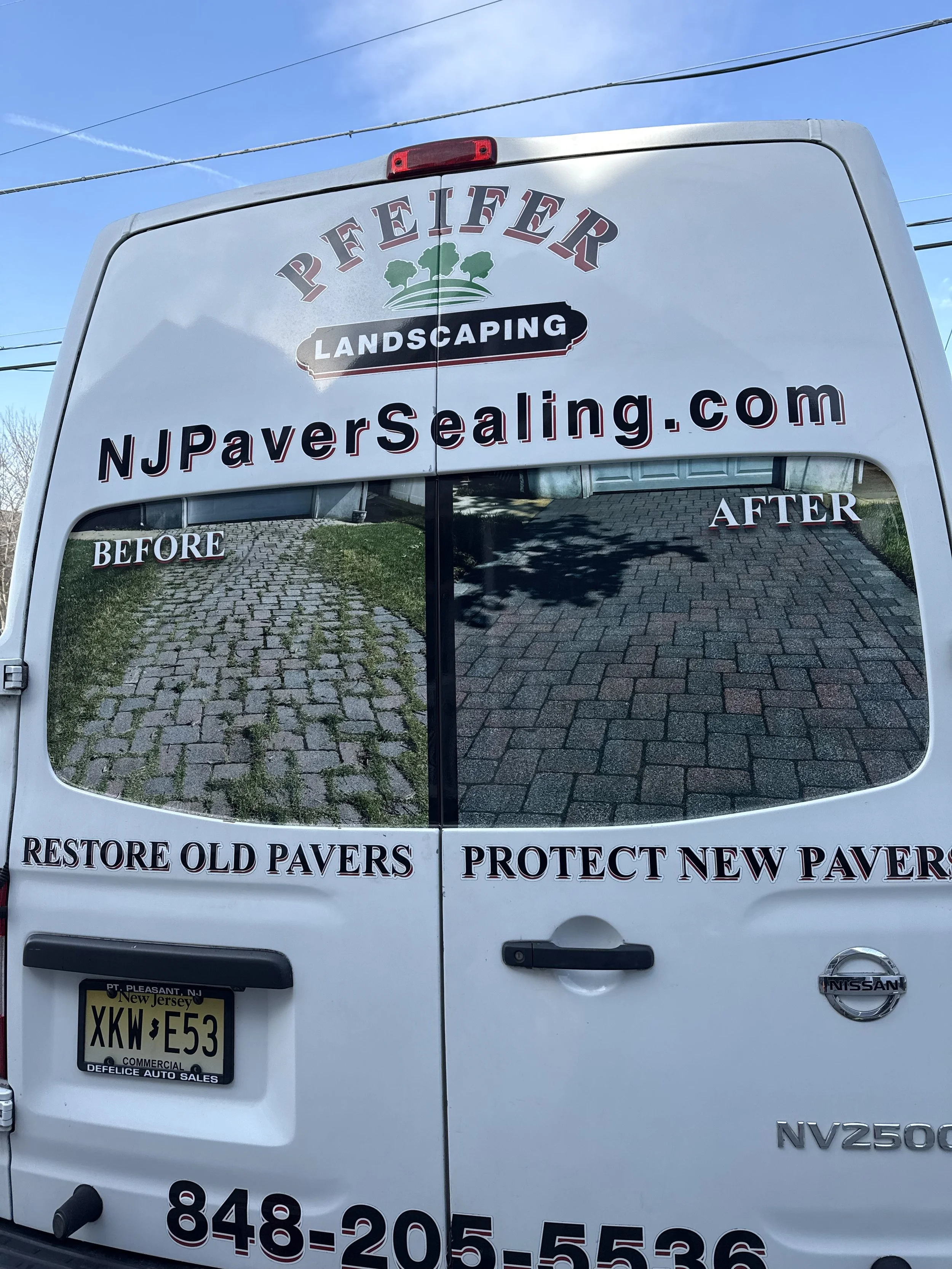 Exterior Detail on a Work Van