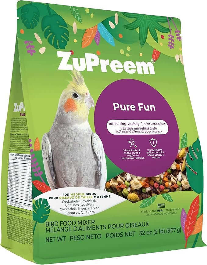 ZuPreem Pure Fun Bird Food medium pellet