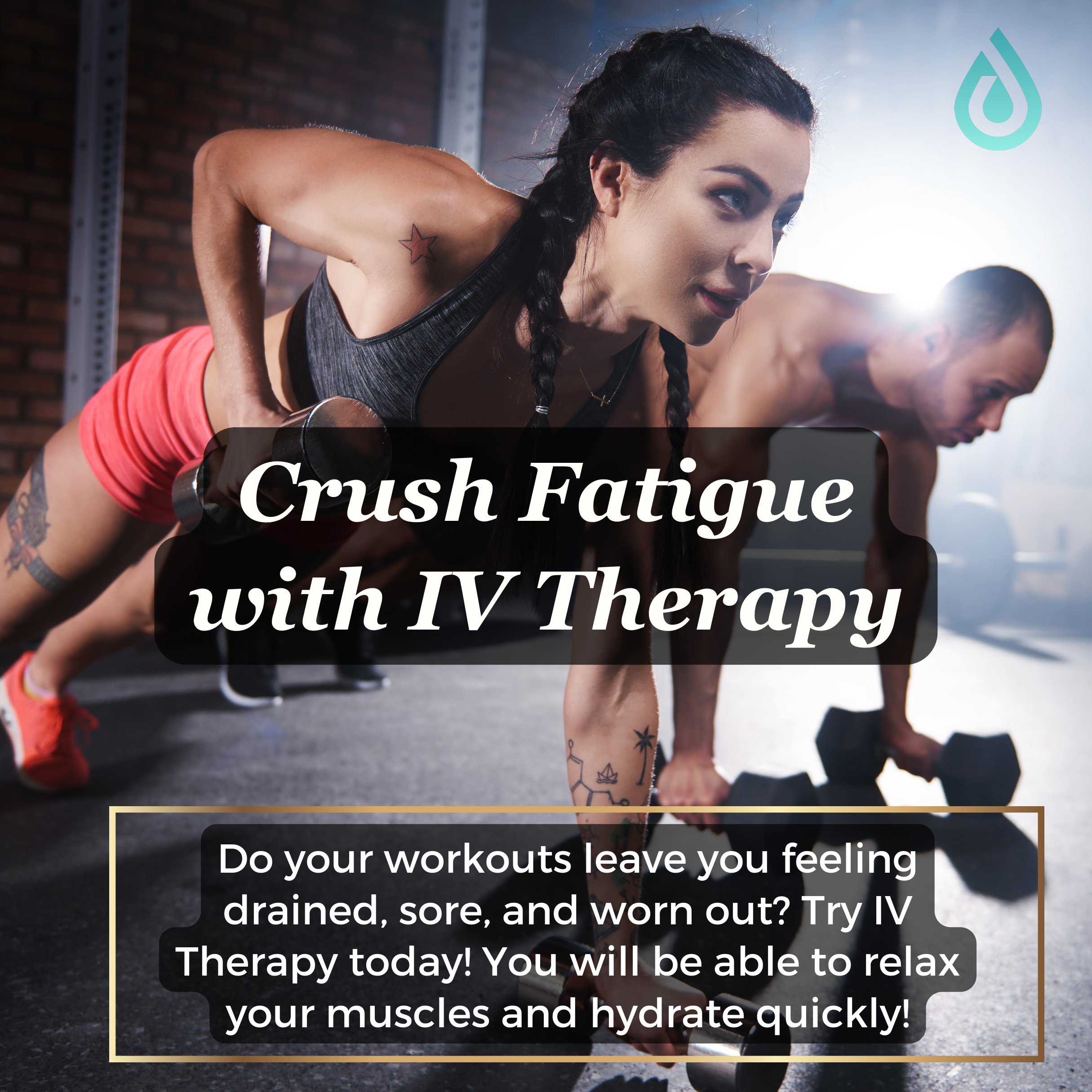 Crush Fatigue and Recover Faster with Our Athlete Recovery Drip 💪💧