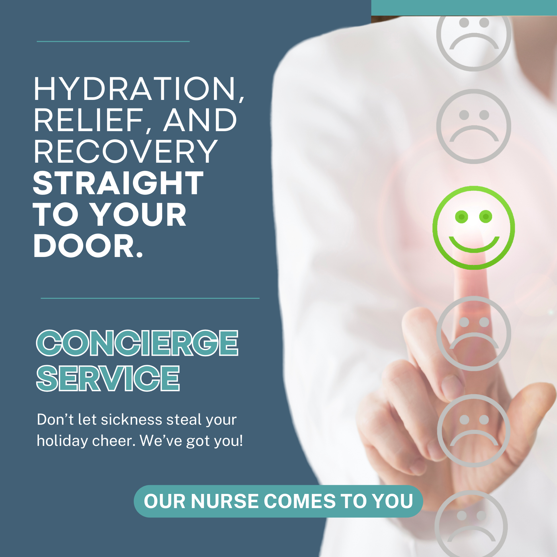 Feeling Under the Weather? Our Mobile IV Service Comes Straight to You! 💧