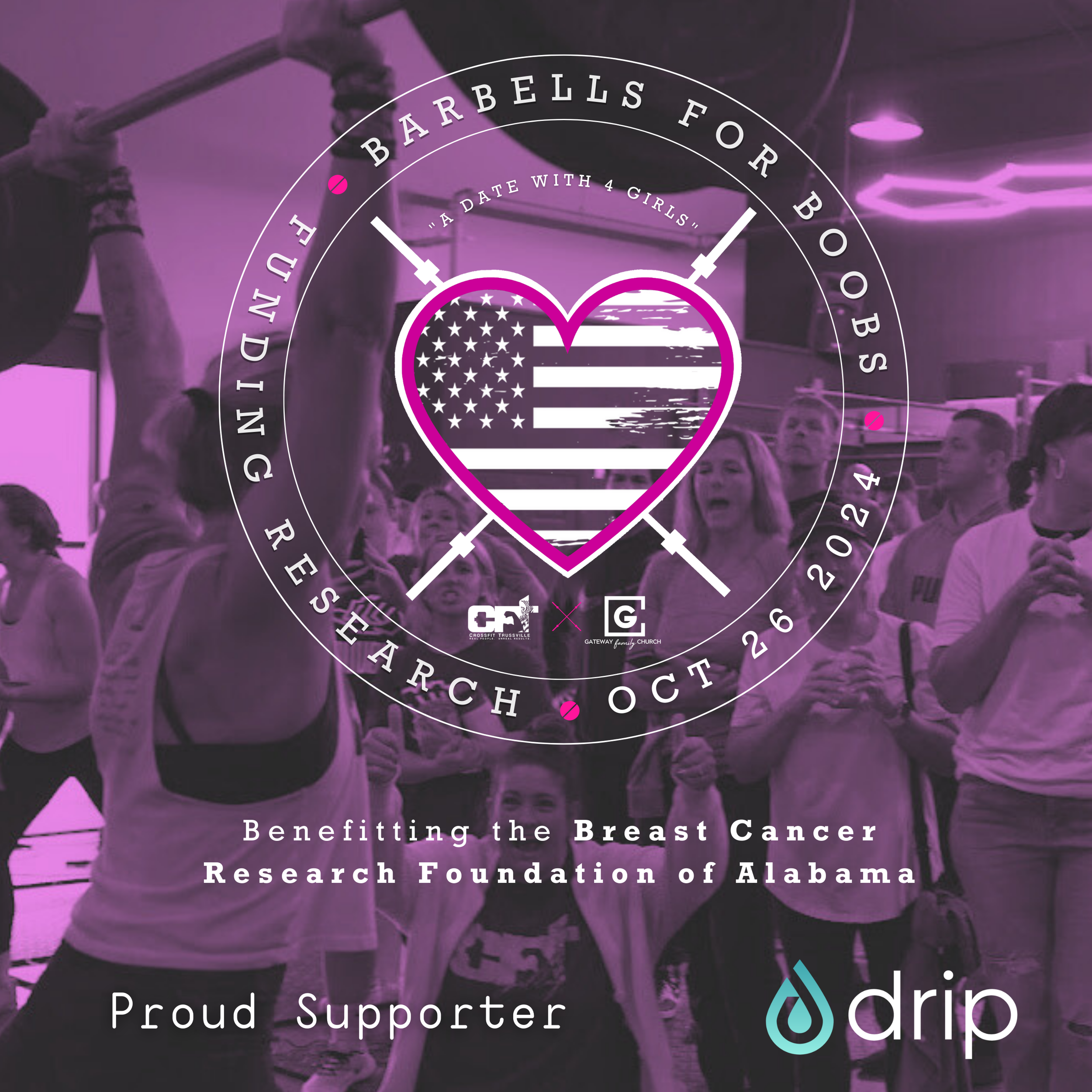 We’ll Be at CrossFit Trussville for Barbells for Boobs! 🎗️