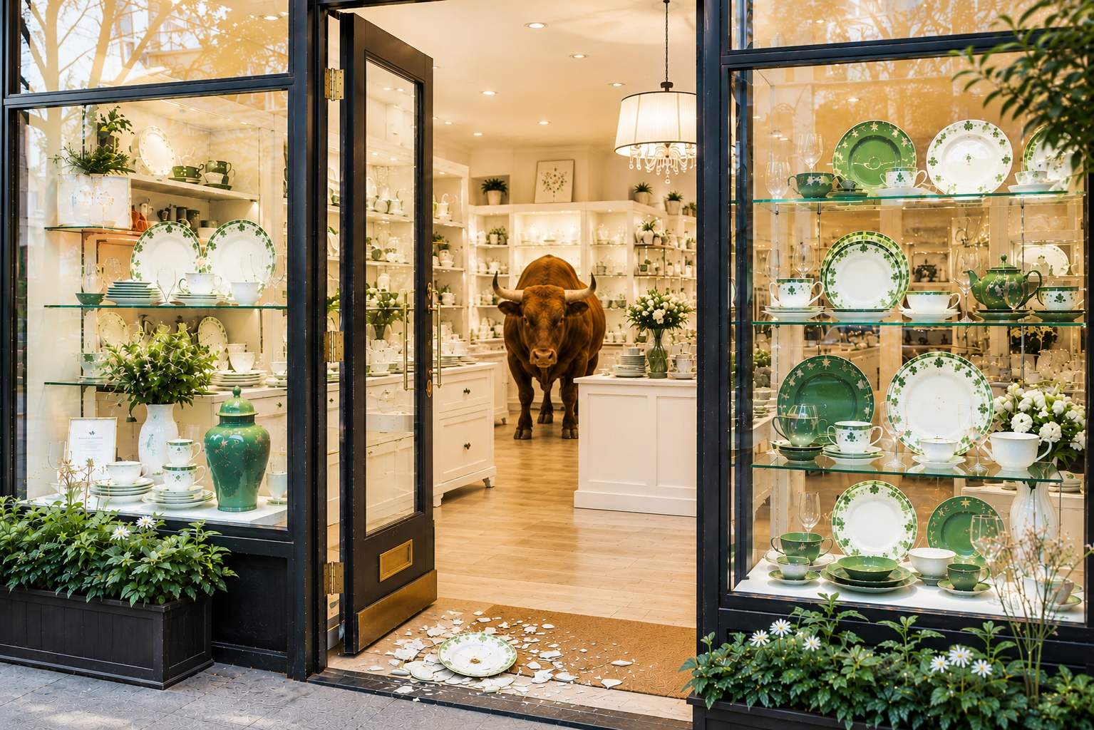 When A Bull Enters A China Shop 
