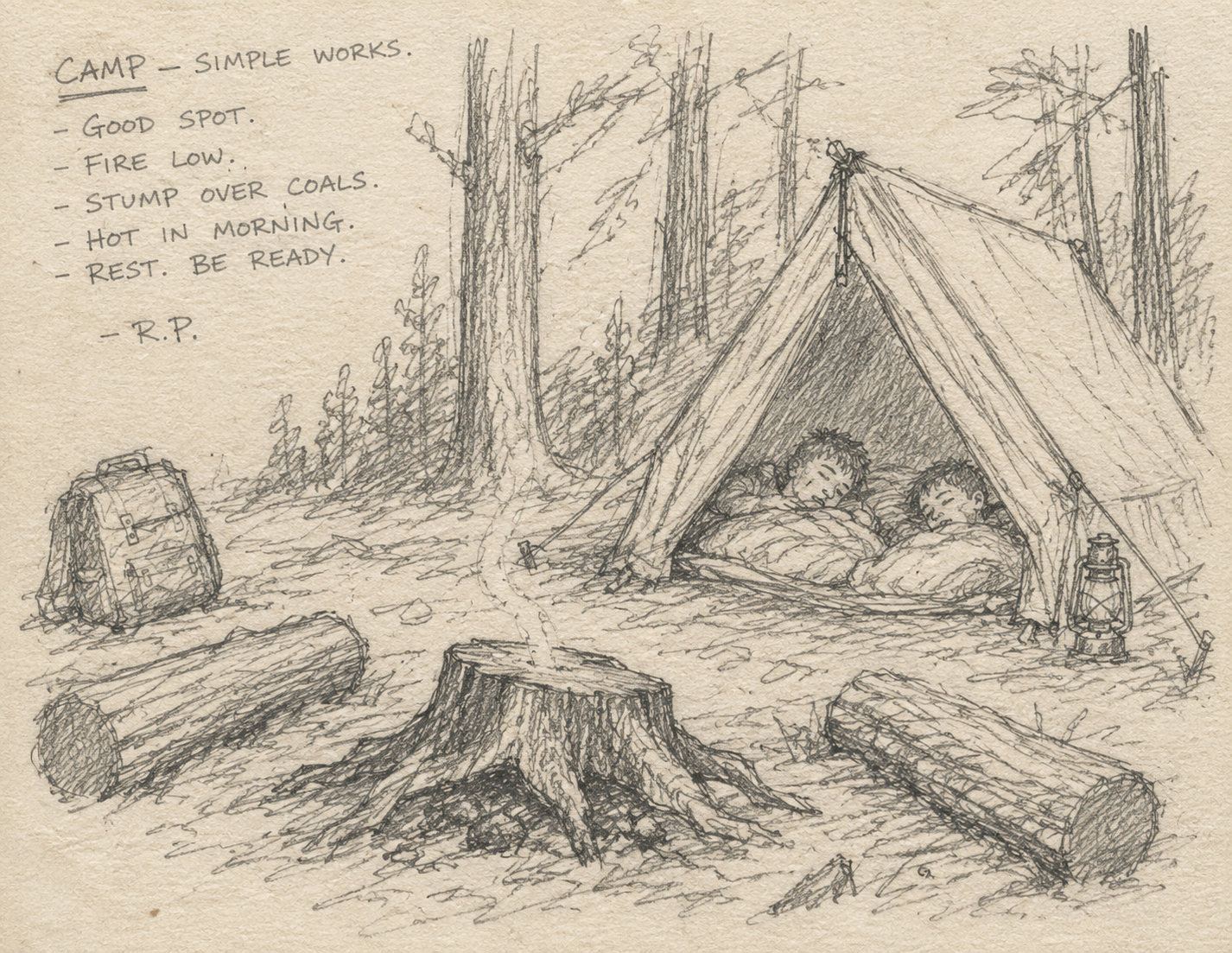 The Campfire That Inspired a Scene 