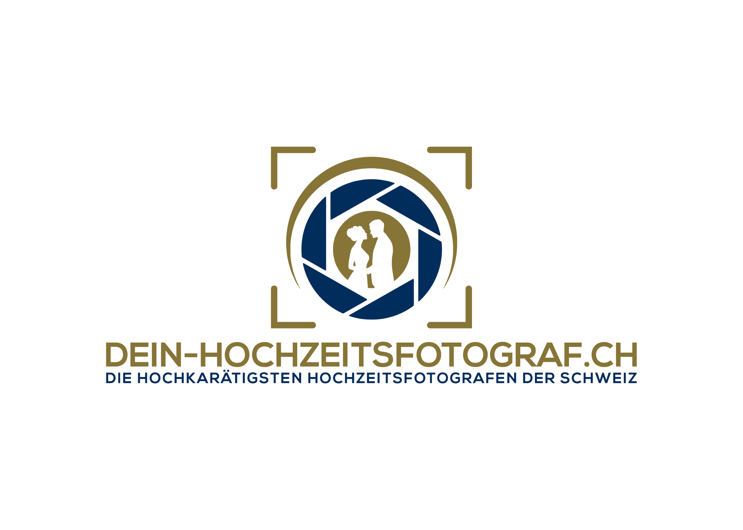 Logo von Dein-Hochzeitsfotograf.ch, einem Netzwerk für Hochzeitsfotografen in der Schweiz.
