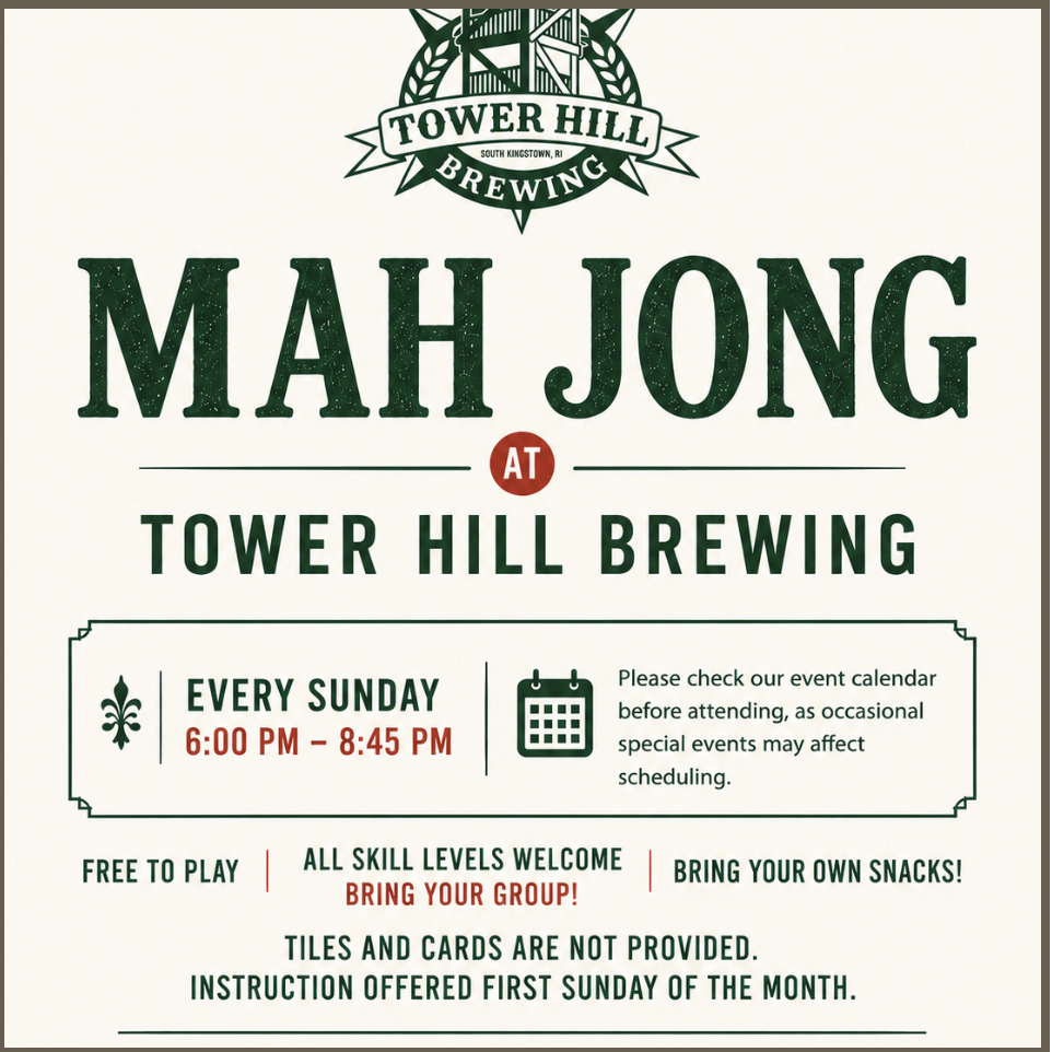 Mahjong at tower hill brewing