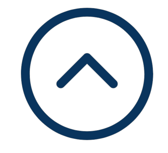 Icon of an upward arrow inside a circle, indicating 'scroll up' or 'move up'.