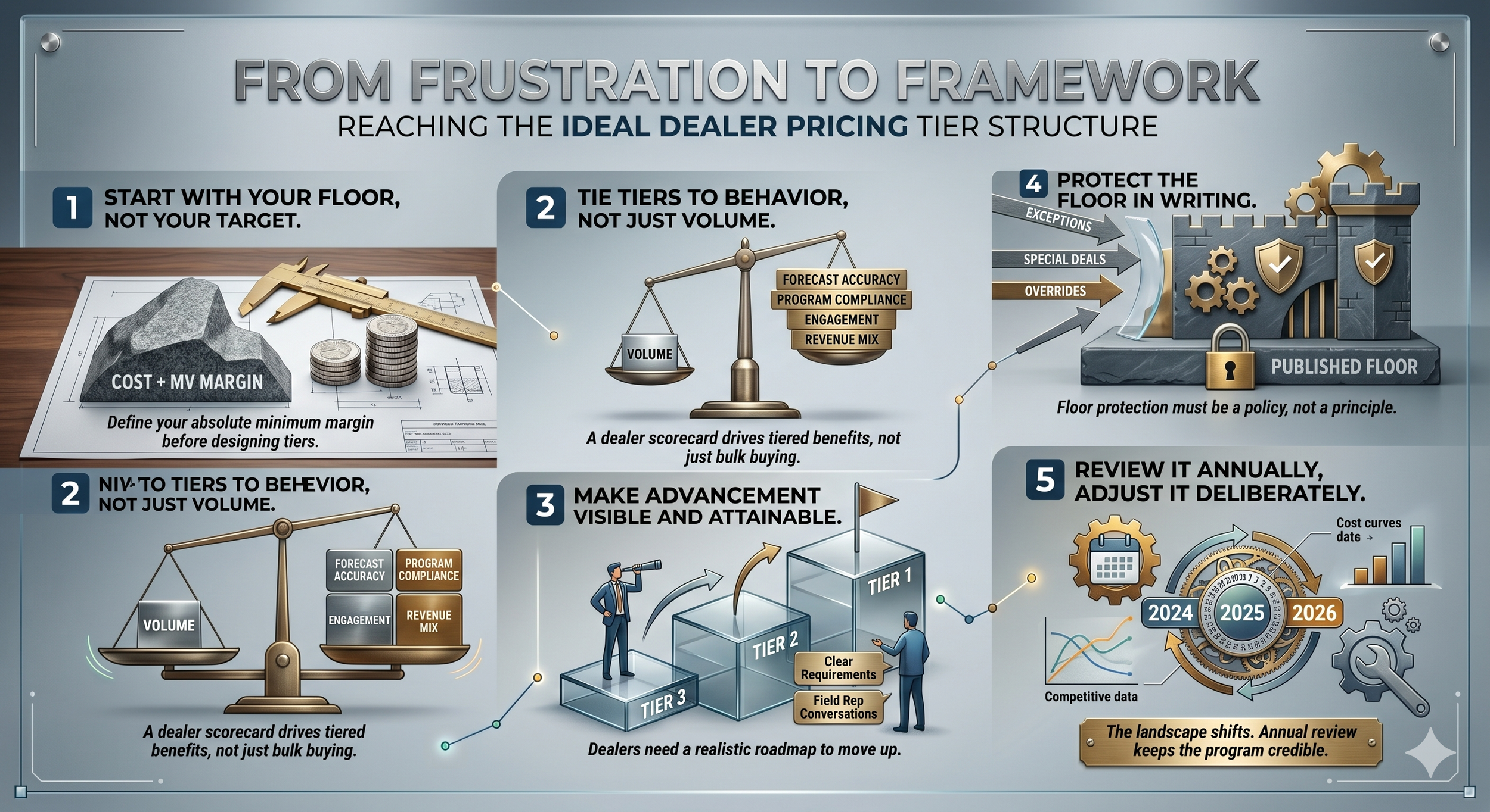 Tiered Right: How to Structure Contract Pricing for a Dealer Network That Actually Works Channel Pricing &amp; Dealer Strategy