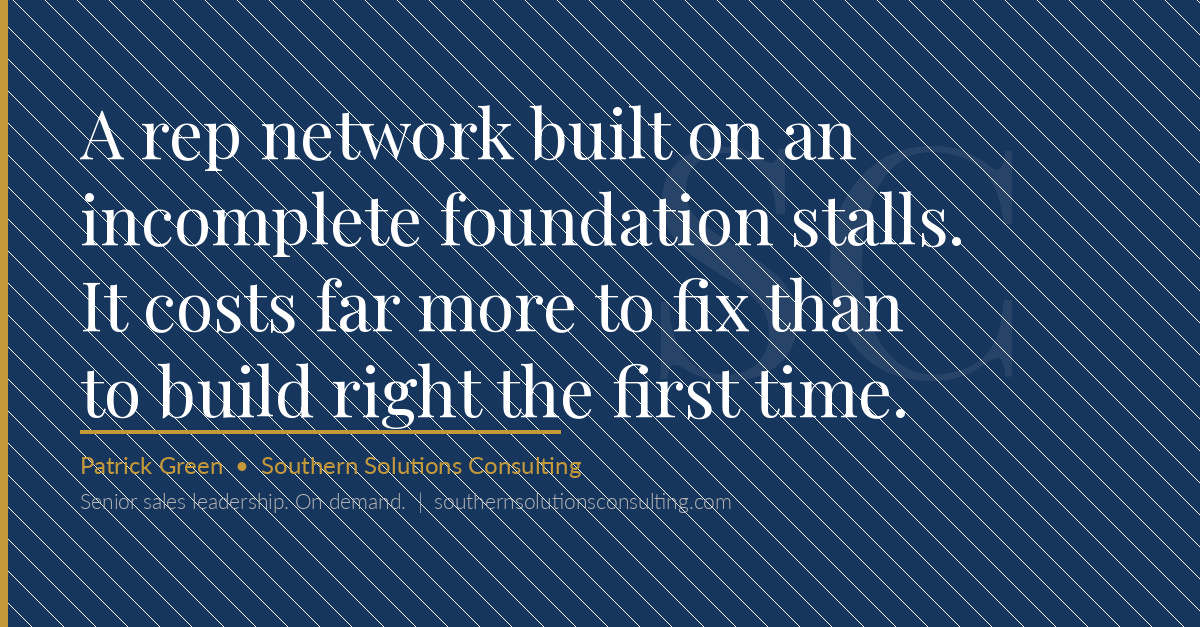 What Separates a Rep Network That Scales From One That Stalls Rep Network &amp; Channel Development