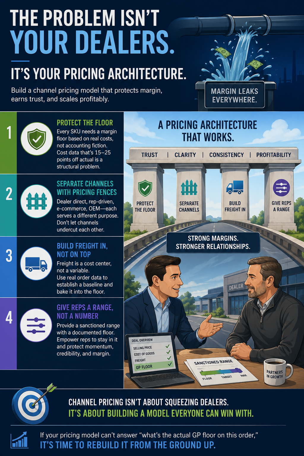 Your Dealers Aren't Stealing Margin. Your Pricing Architecture Is Handing It to Them.