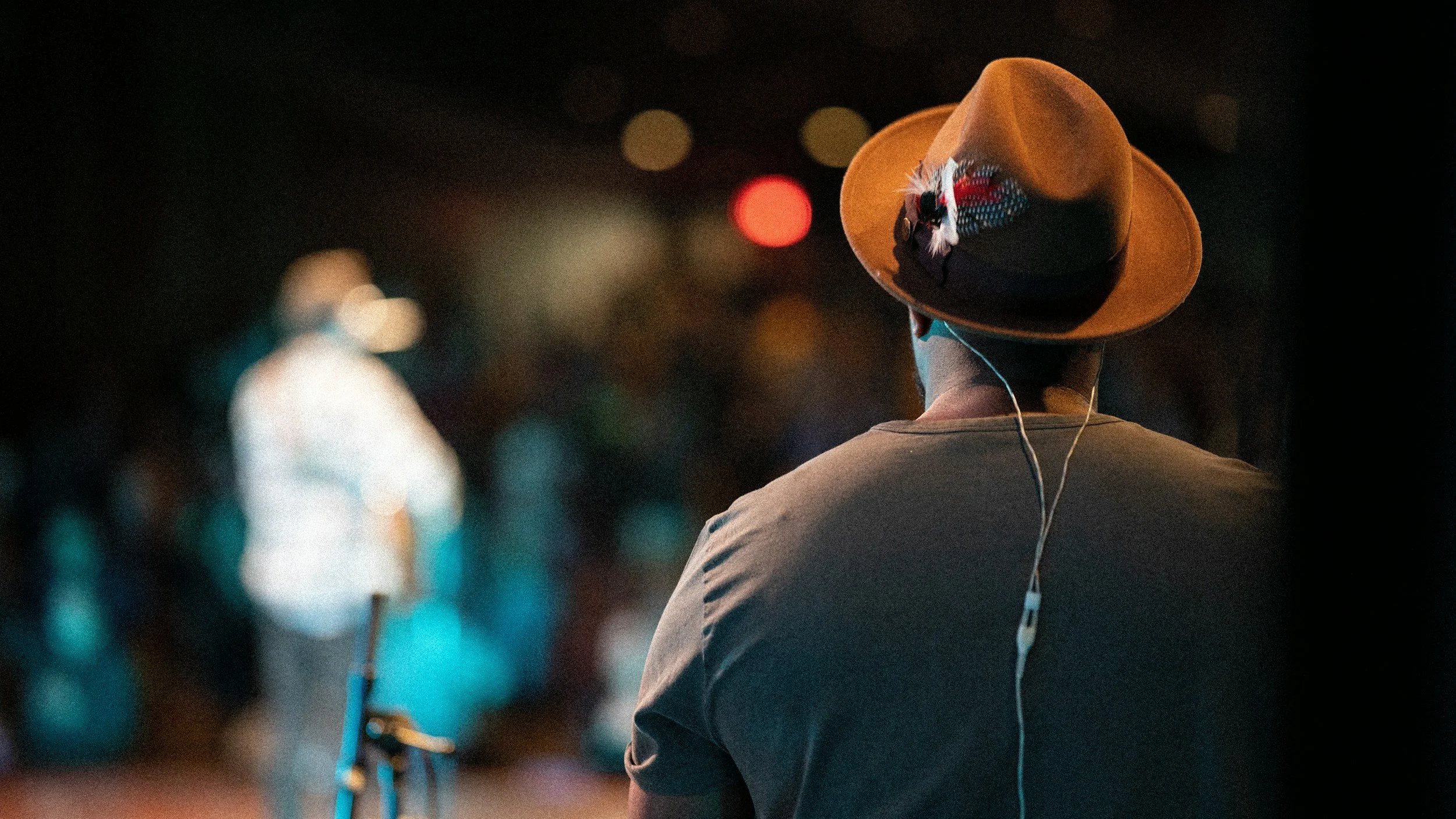 Stage monitors and in-ear monitoring for live musicians