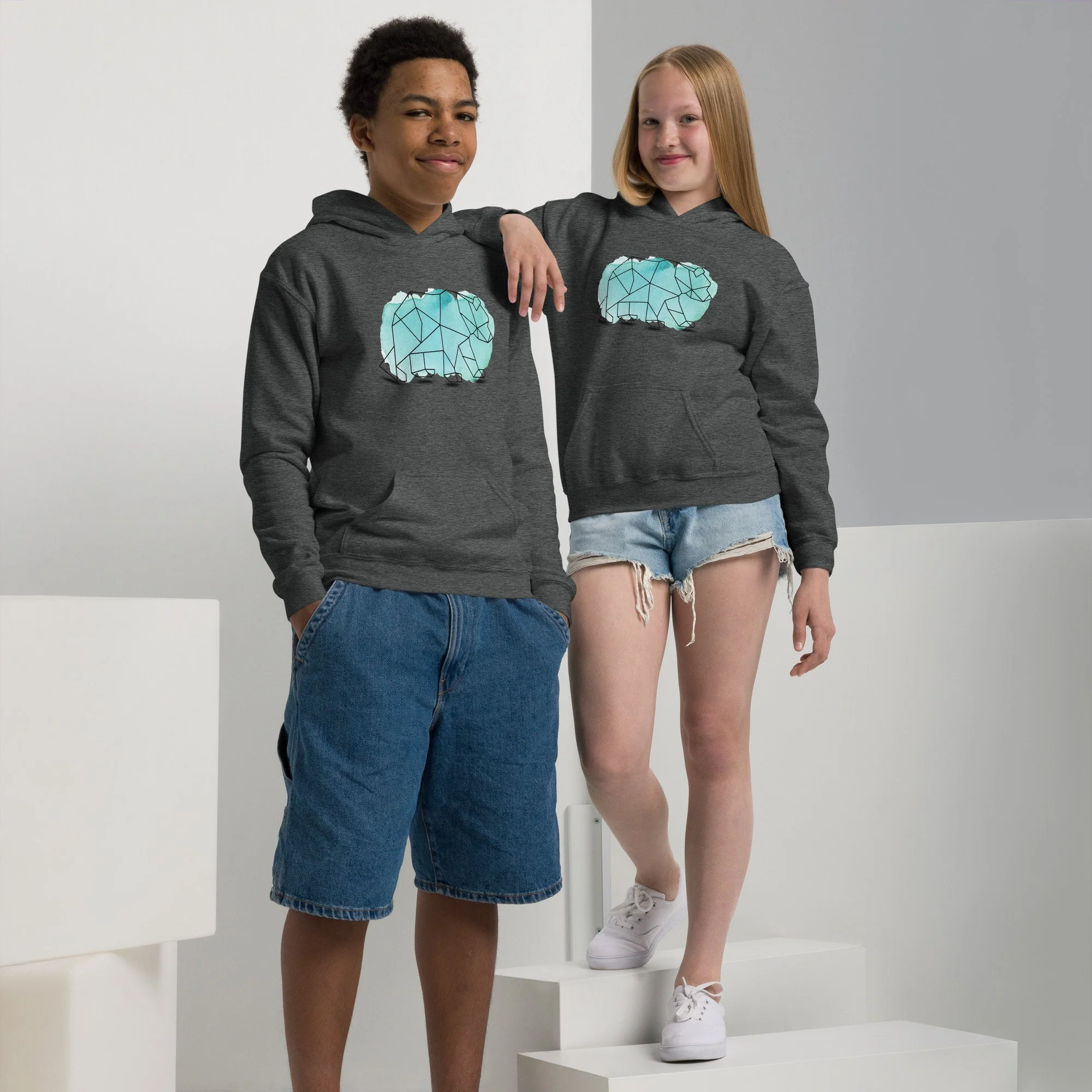 Polar B Youth Heavy Blend Hoodie