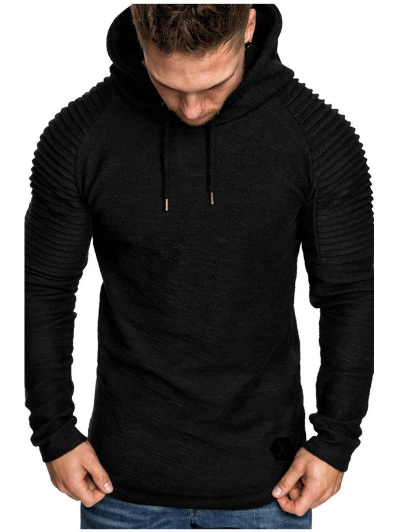 FineArtMen'sPlusSizeSlimFitRibbedHoodiewithDrawstring4.jpg