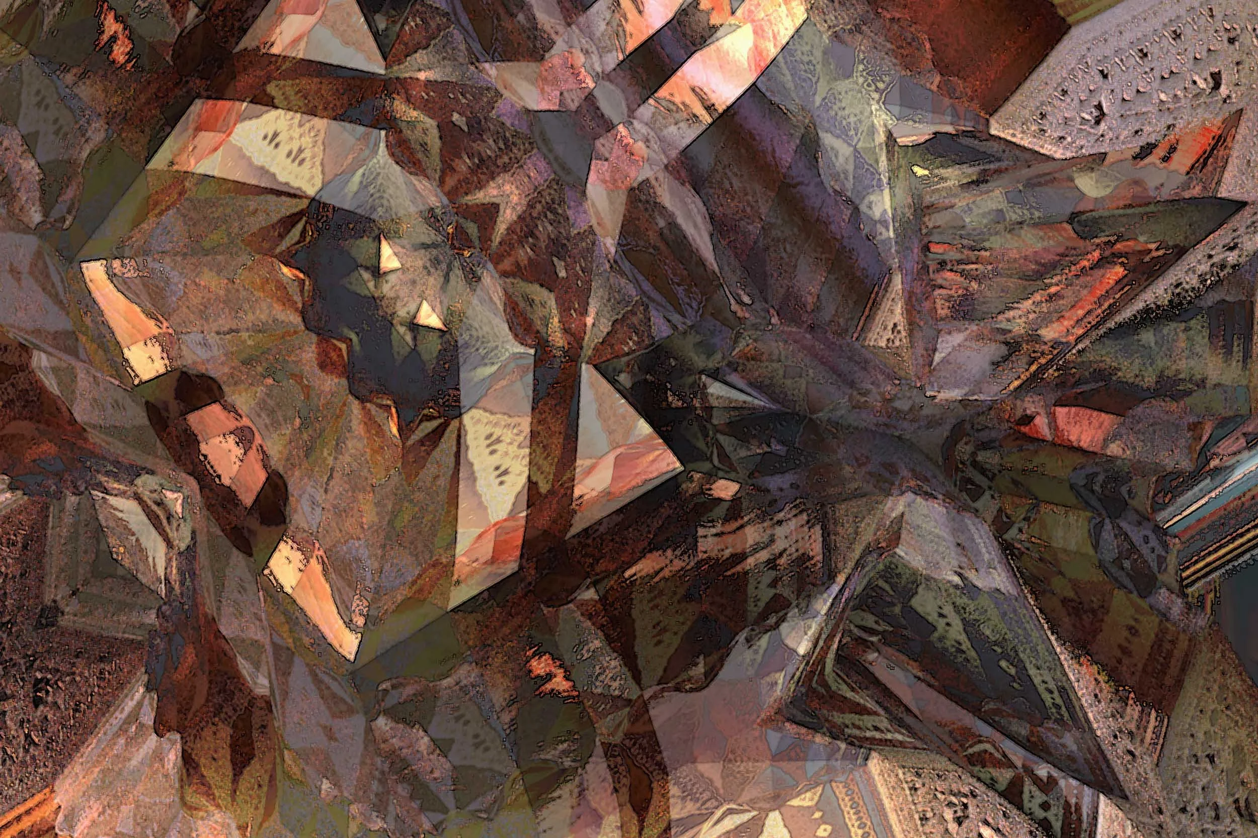  
   
     
       
       Folded Papers. | Texture Match: Medium-Frequency Axial Symmetries. 
      
       
       Aesthetic Track: Abstract Expressionism. Medium/Substrate: Digital Fine Art Archive on Aluminum. A hyper-dense, multi-layered abstrac