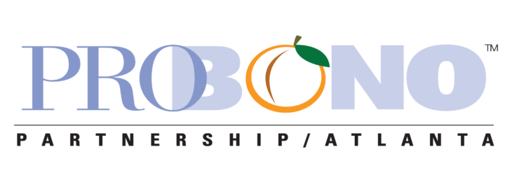 ProNo Partnership Atlanta logo featuring the word 'PRO' in blue, a stylized orange with a green leaf, followed by 'NO' in light blue, and 'PARTNERSHIP/ATLANTA' in black text.