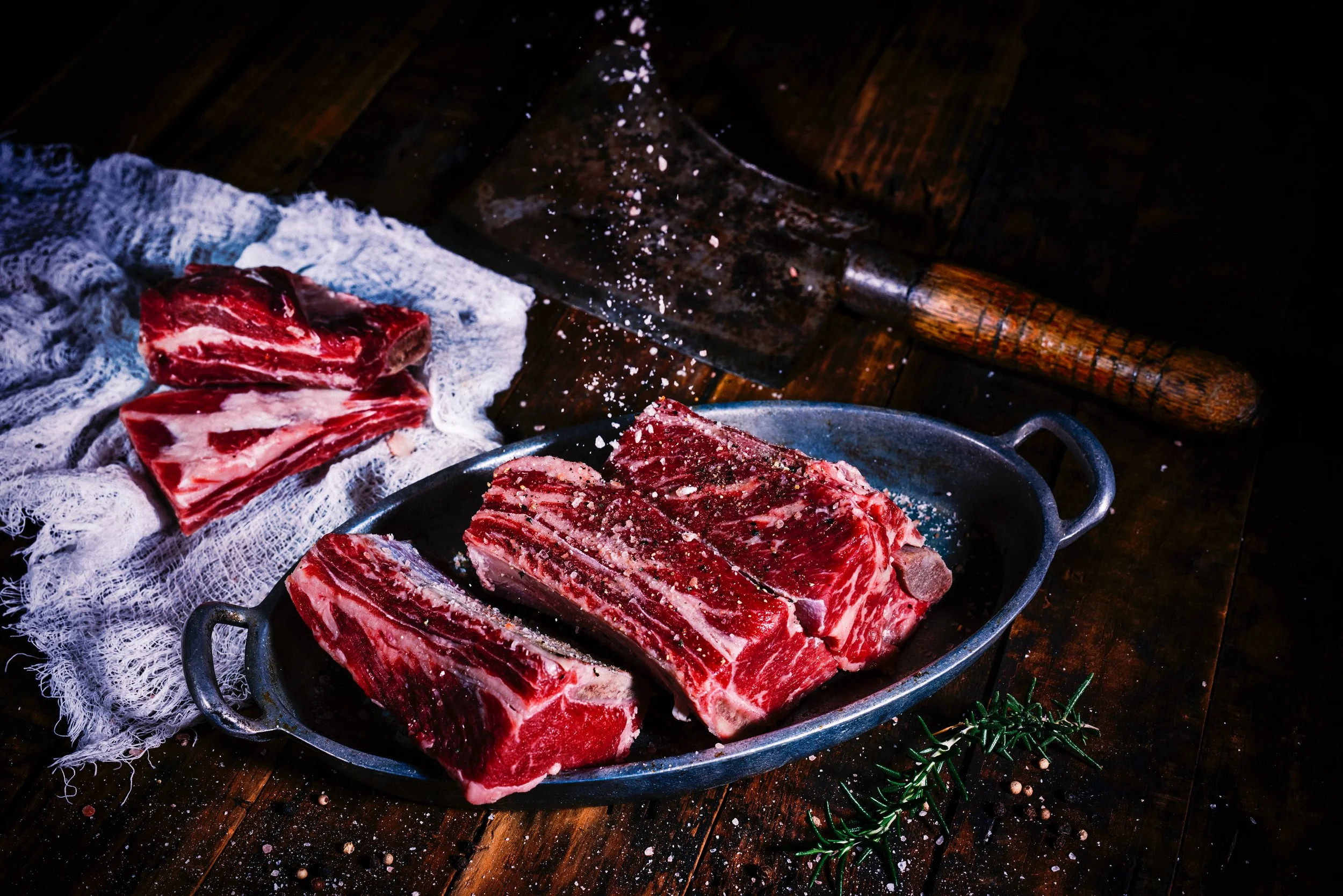 Garlic and Red Wine Braised Short Ribs