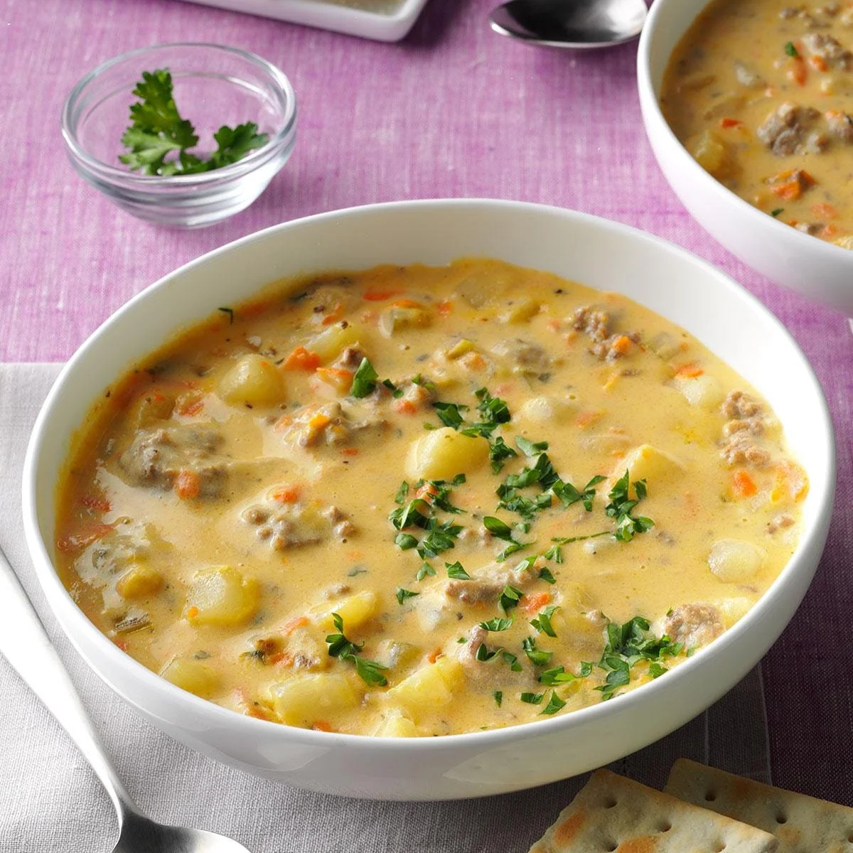 The Springford’s Cheeseburger Soup