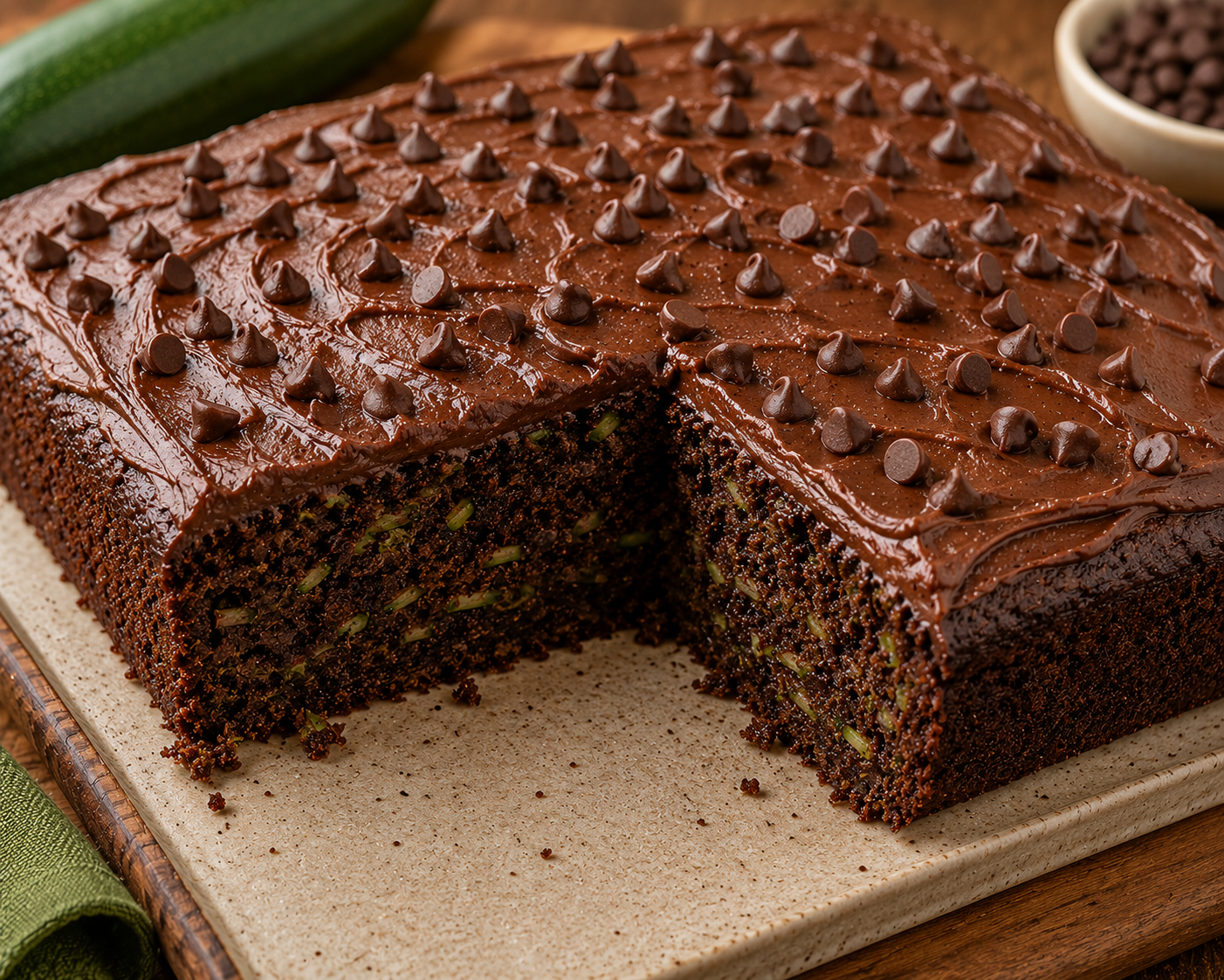 Diane’s Chocolate Zucchini Cake