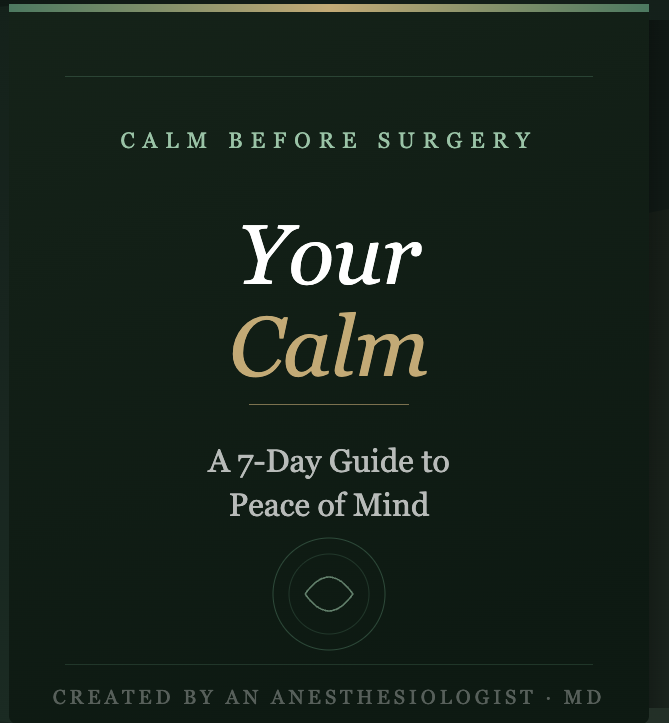 7-Day Patient Anxiety Guide