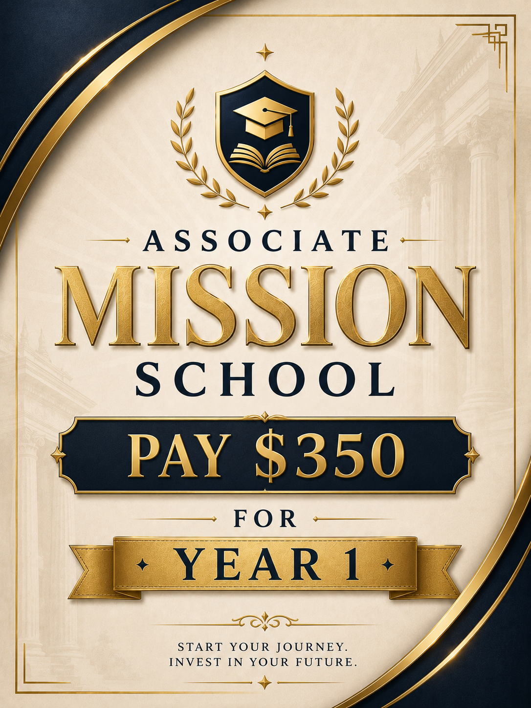 Associate Mission School - $350 For Year 1