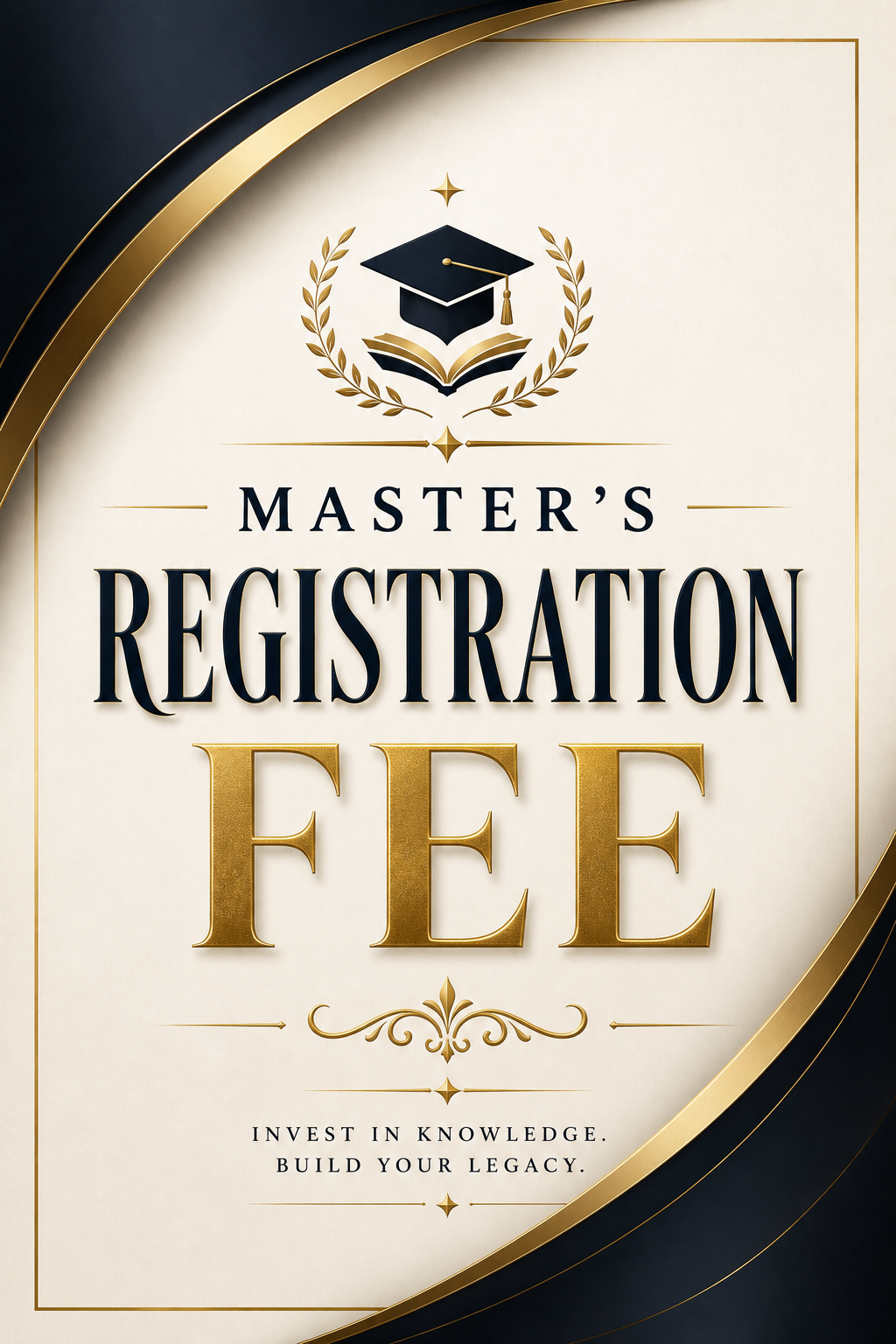 Master Correspondence Registration Fee - $75