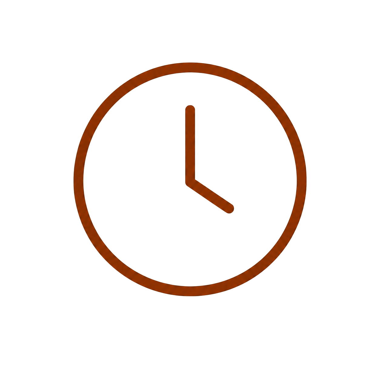 Digital clock displaying 3:00 with a black background and orange outline.