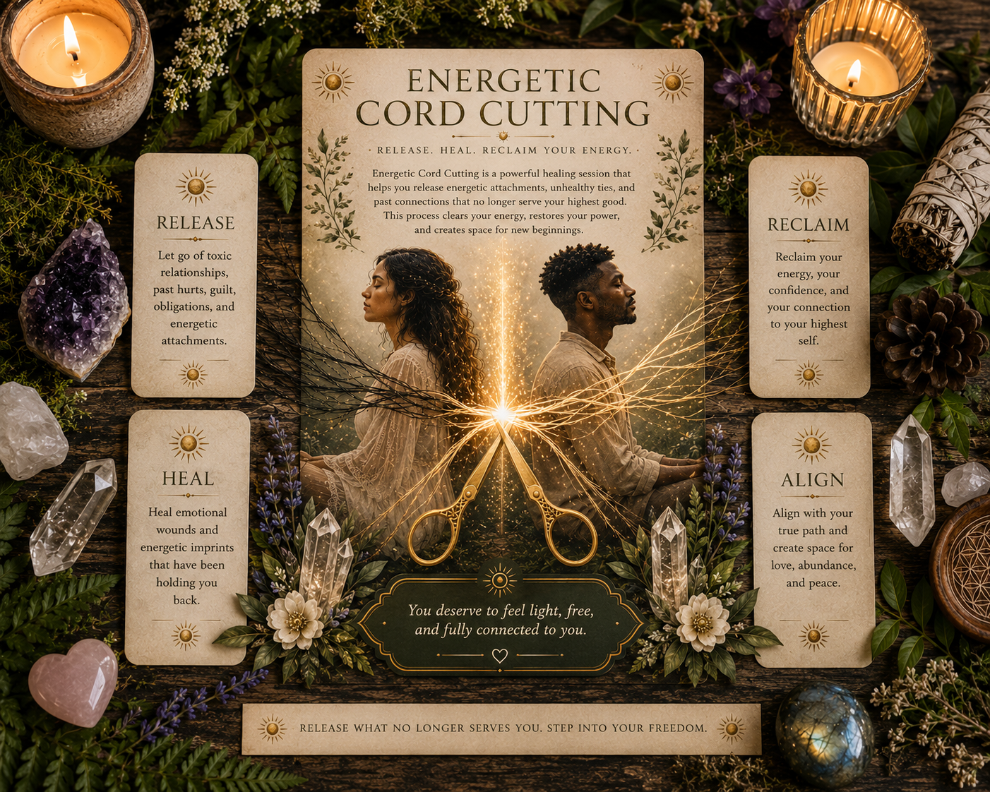 Energetic Clearing & Chakra Alignment Session (Limpia)