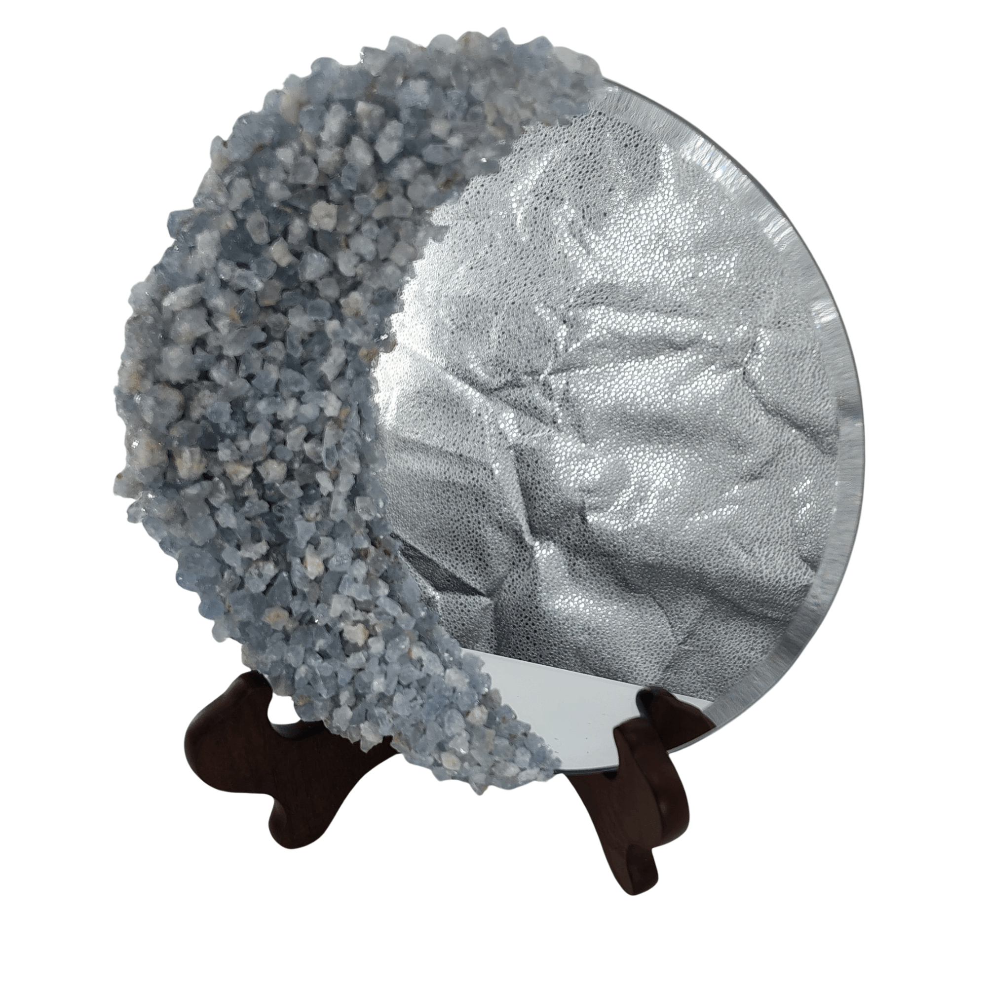 Celestite Moon Mirror