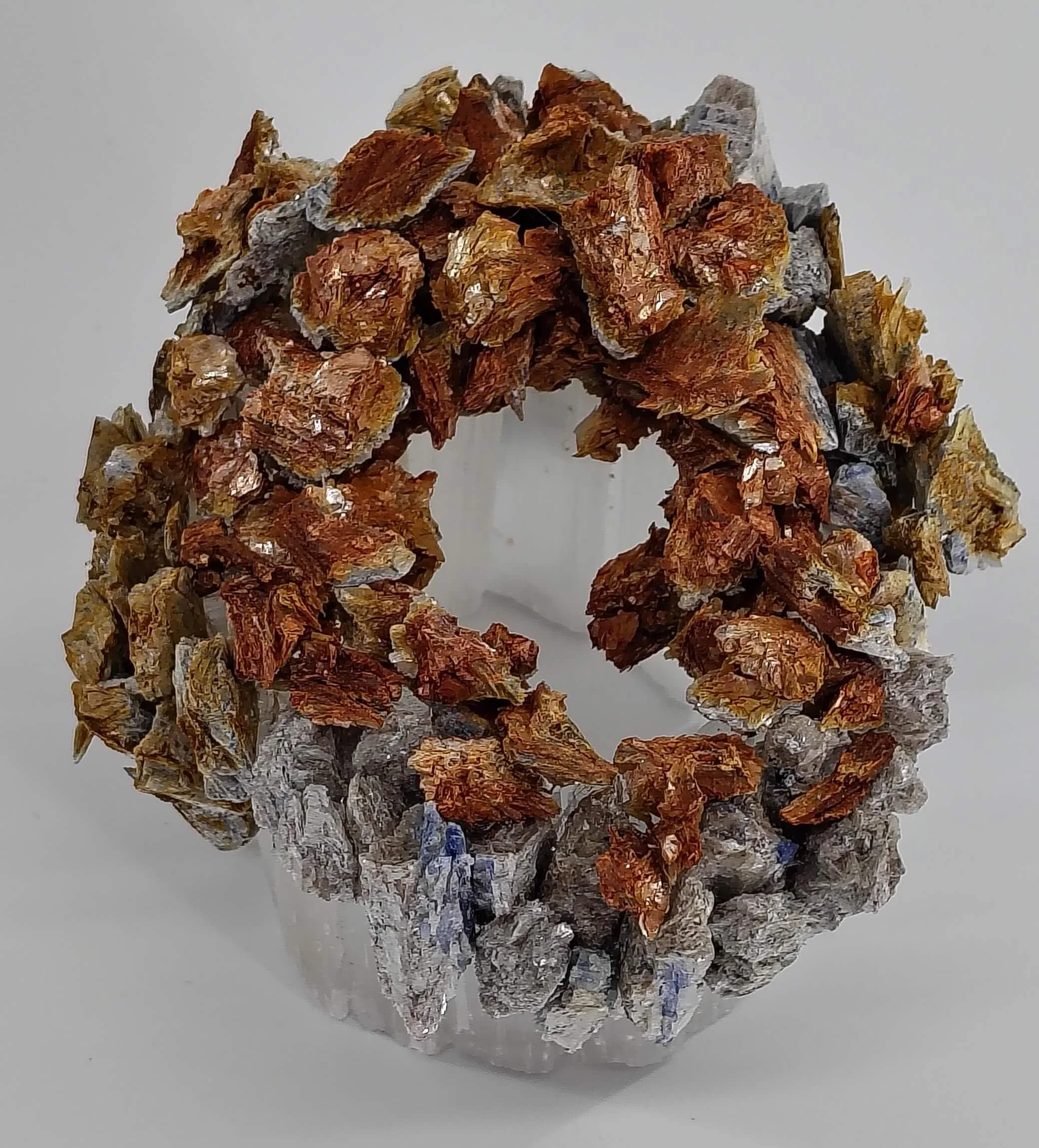 Kyanite,Selenite Candleholder 3.jpg