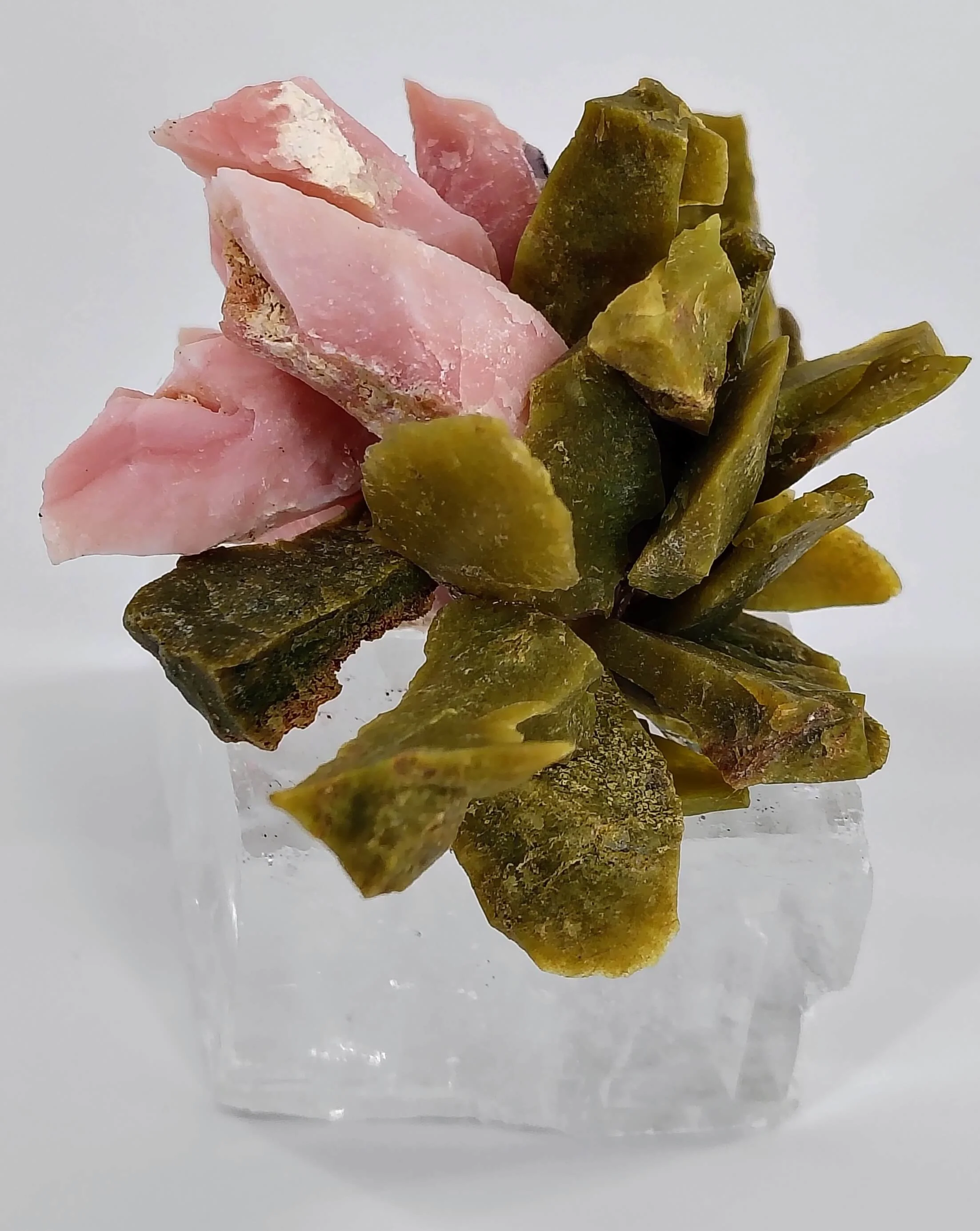 clear calcite, pink,green opal 3.jpg