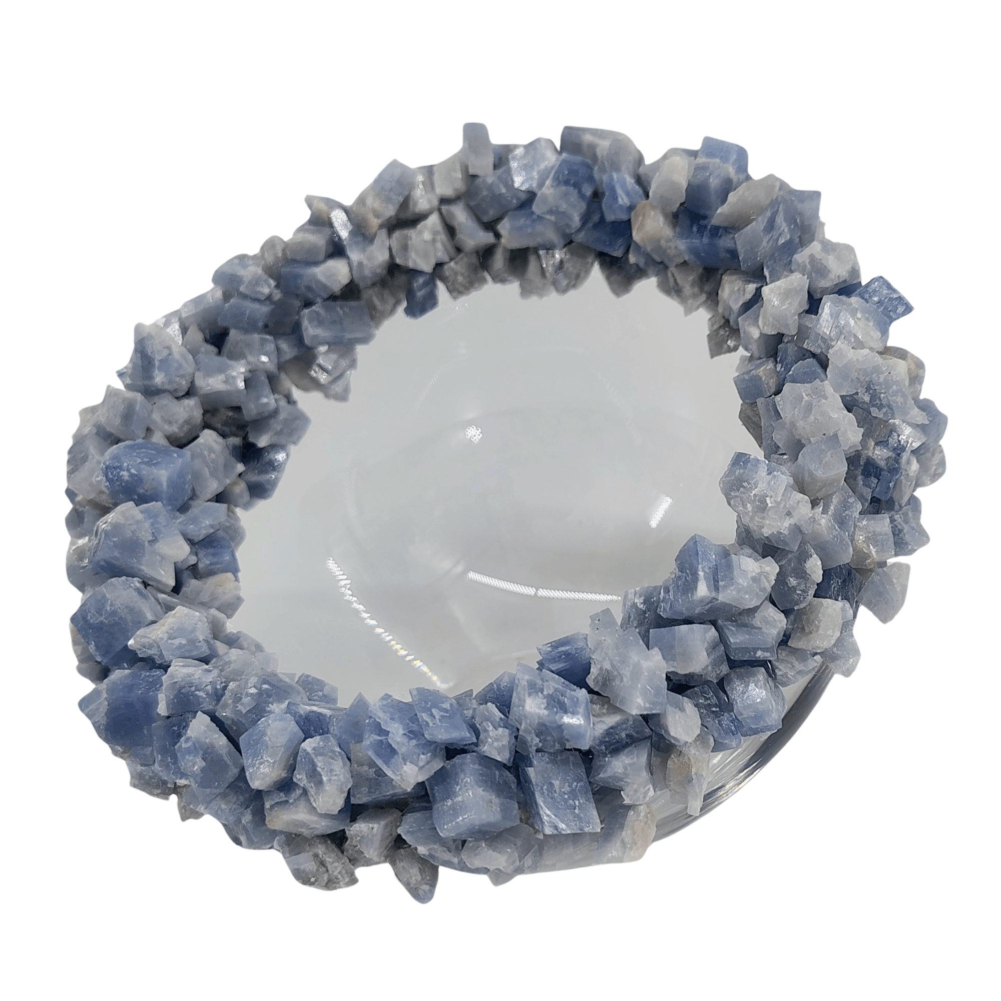 Blue Calcite Glass Bowl