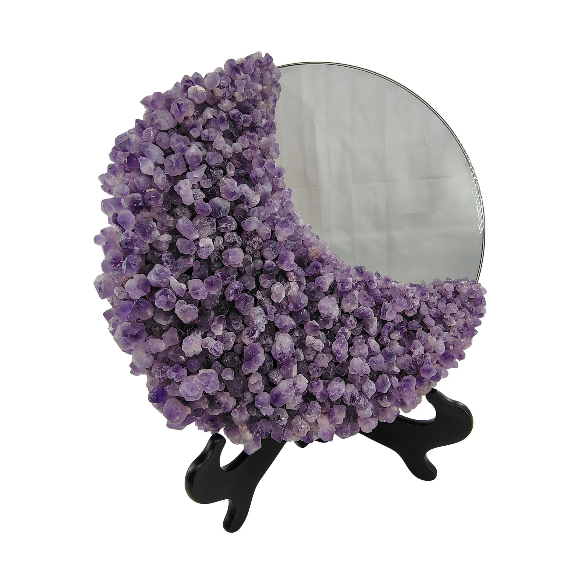 Skeletal/Elestial Amethyst Moon Mirror