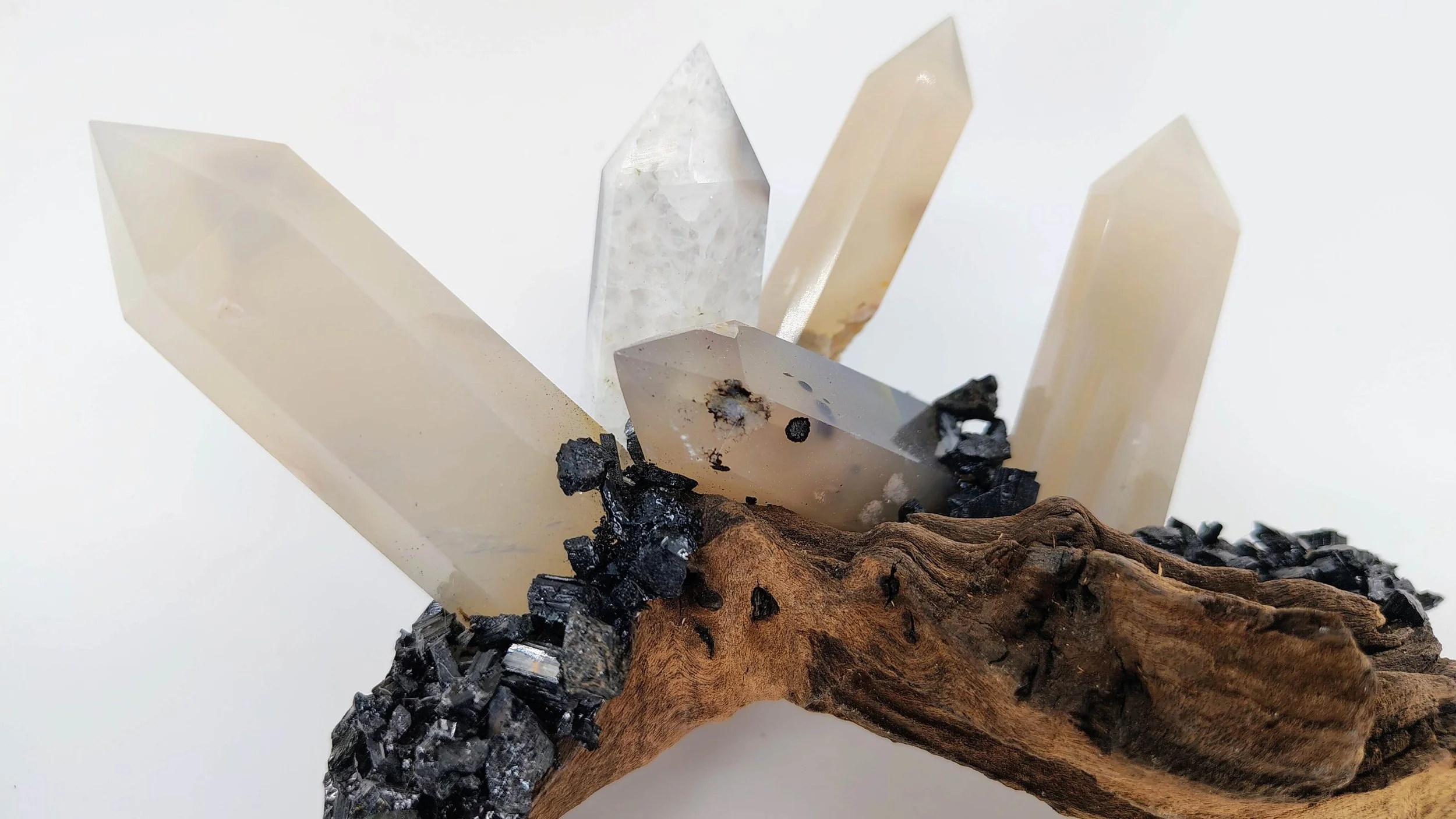 Gray agate,black tourmaline,mopani table piece (#17) 2.jpg