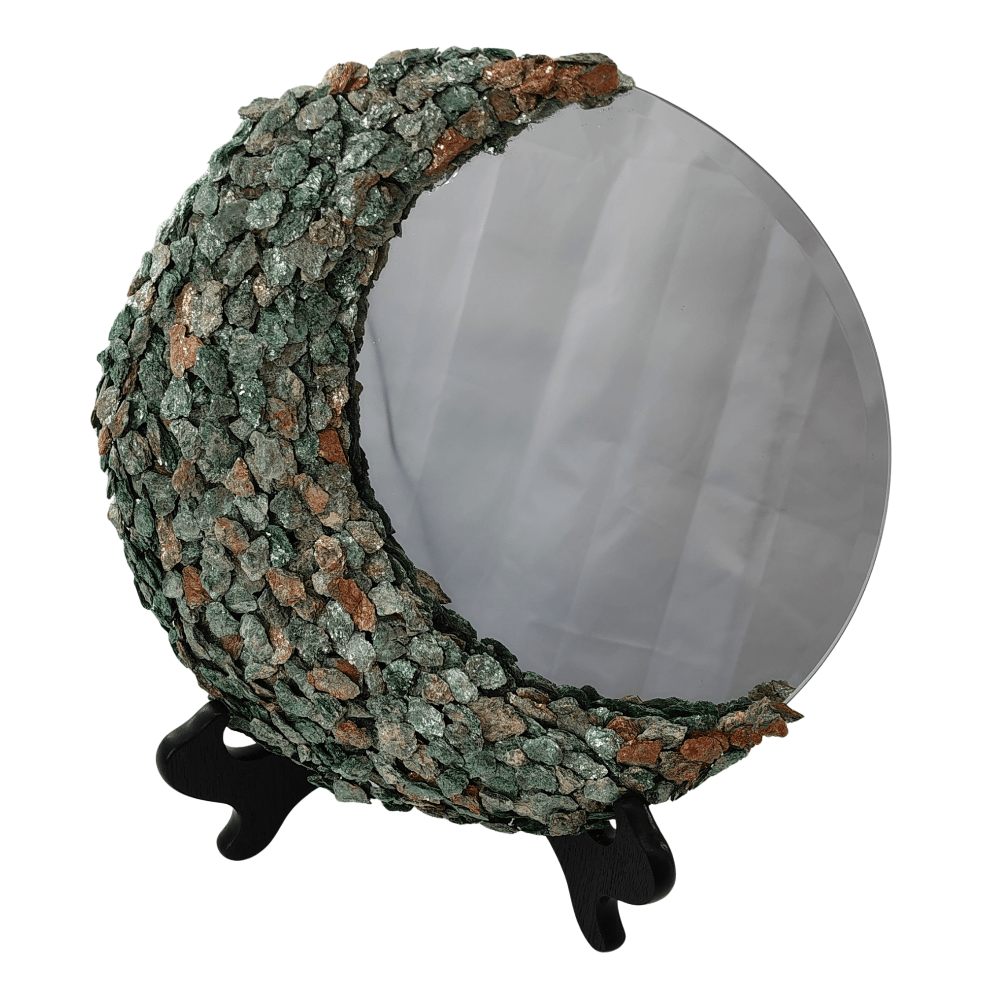 Fuchsite Moon Mirror