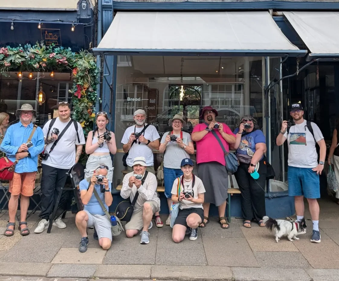 on my first time hosting a photowalk