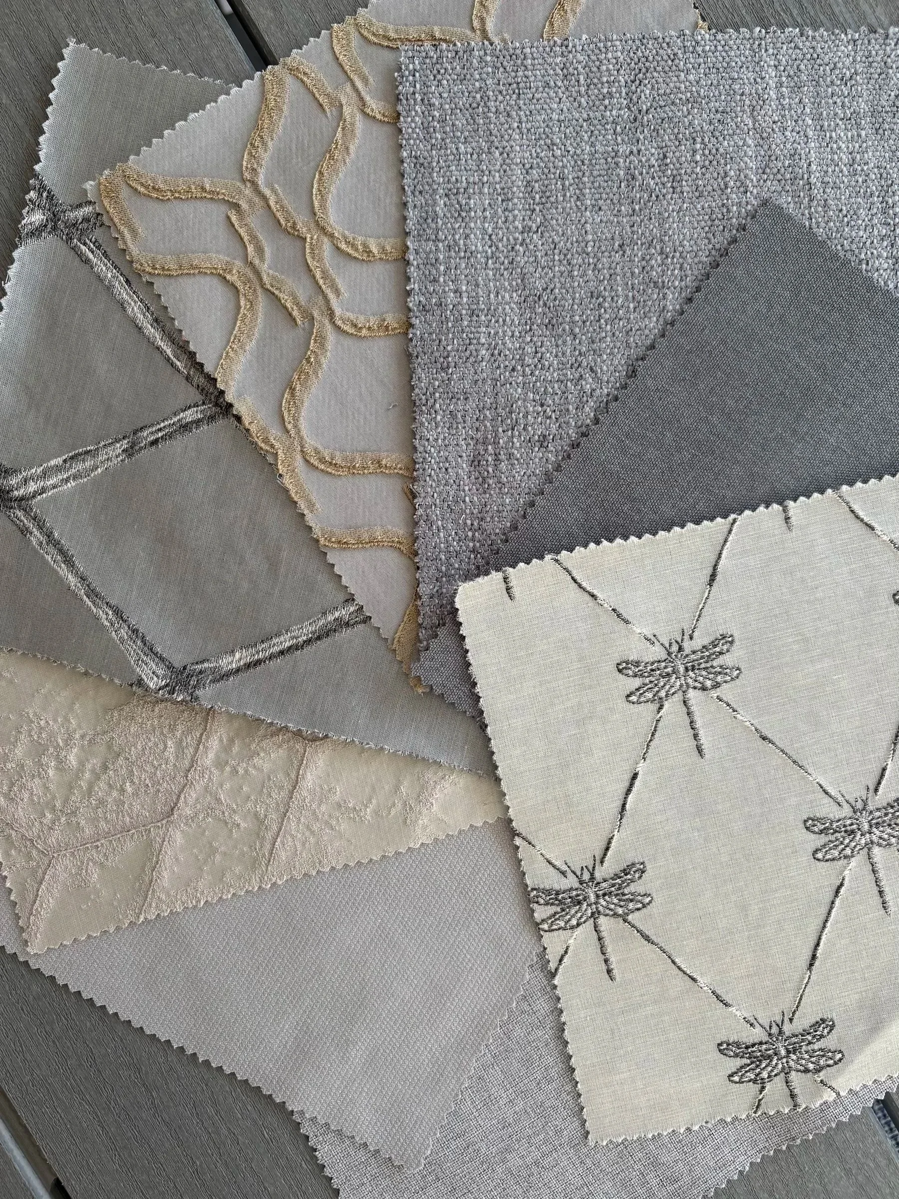 Premium textured fabric for custom Roman shades and drapery