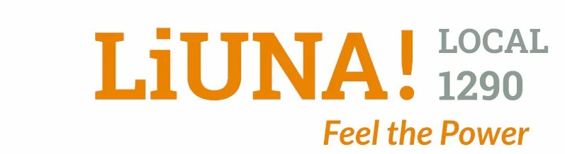 LiUNA local 1290 logo with slogan "Feel the Power"