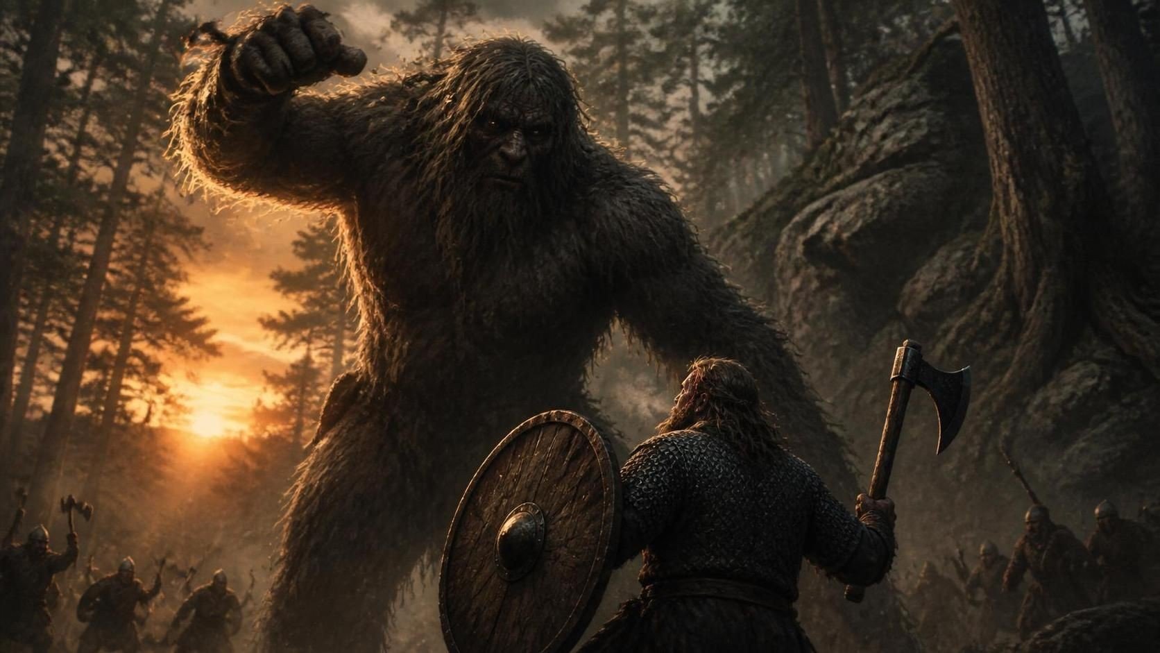 Scene from Trophy Hunters (a stand-alone novelette that is not in the collection)