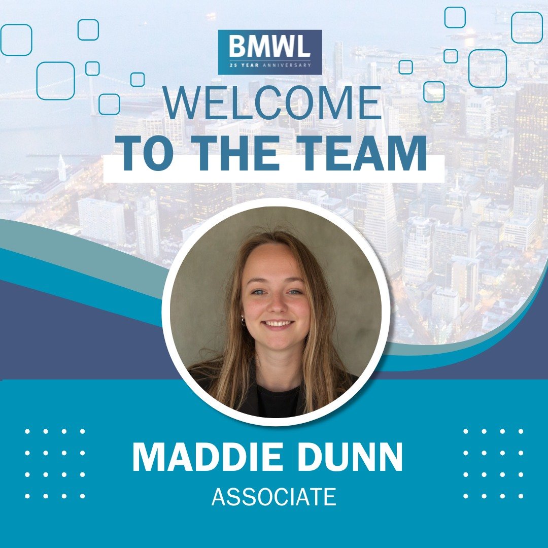 Please join us in welcoming Maddie Dunn to the BMWL team as an Associate!

Before joining BMWL, she worked for CA State Assemblymember Catherine Stefani supporting 400k+ constituents. She also previously managed San Francisco&rsquo;s successful Yes o
