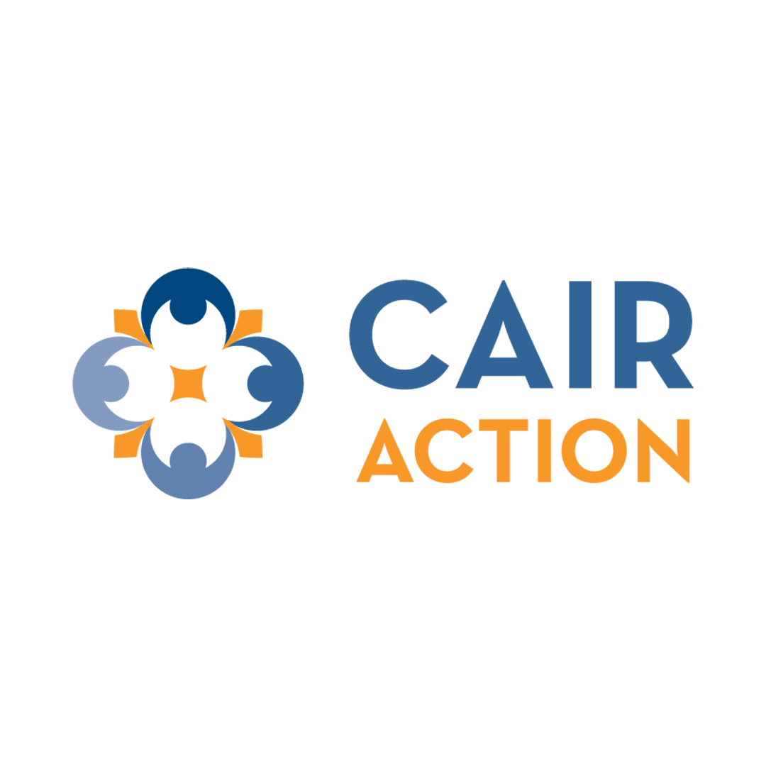 Logo for CARE Action featuring a stylized flower design and the text 'CARE ACTION' in blue and orange colors.