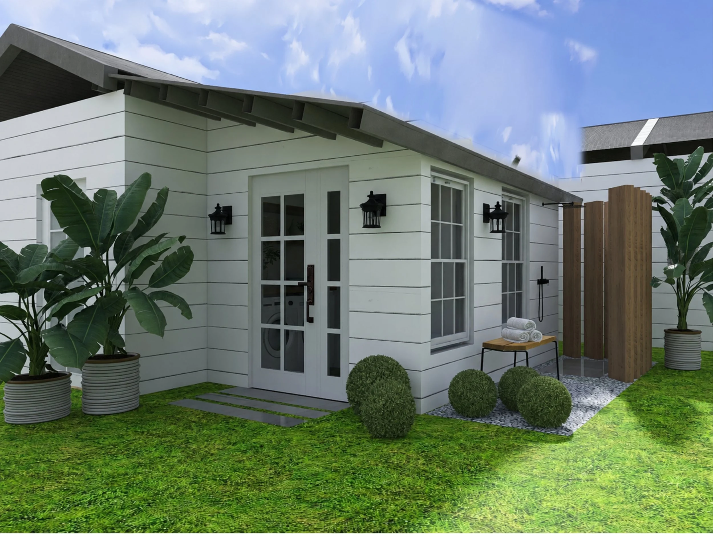 Pool House, Basement, and Sauna