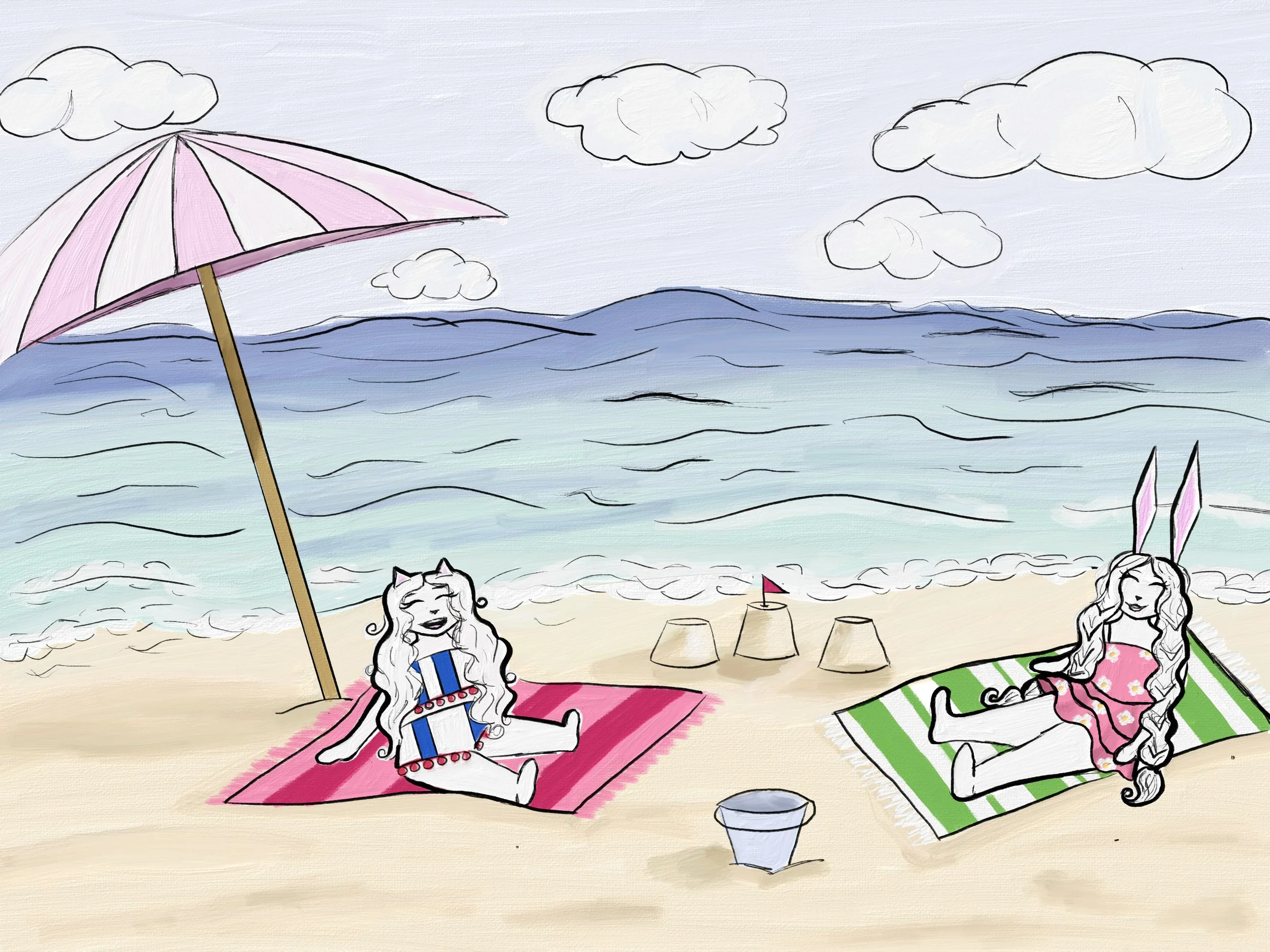 Cat and Anna at the beach.jpg