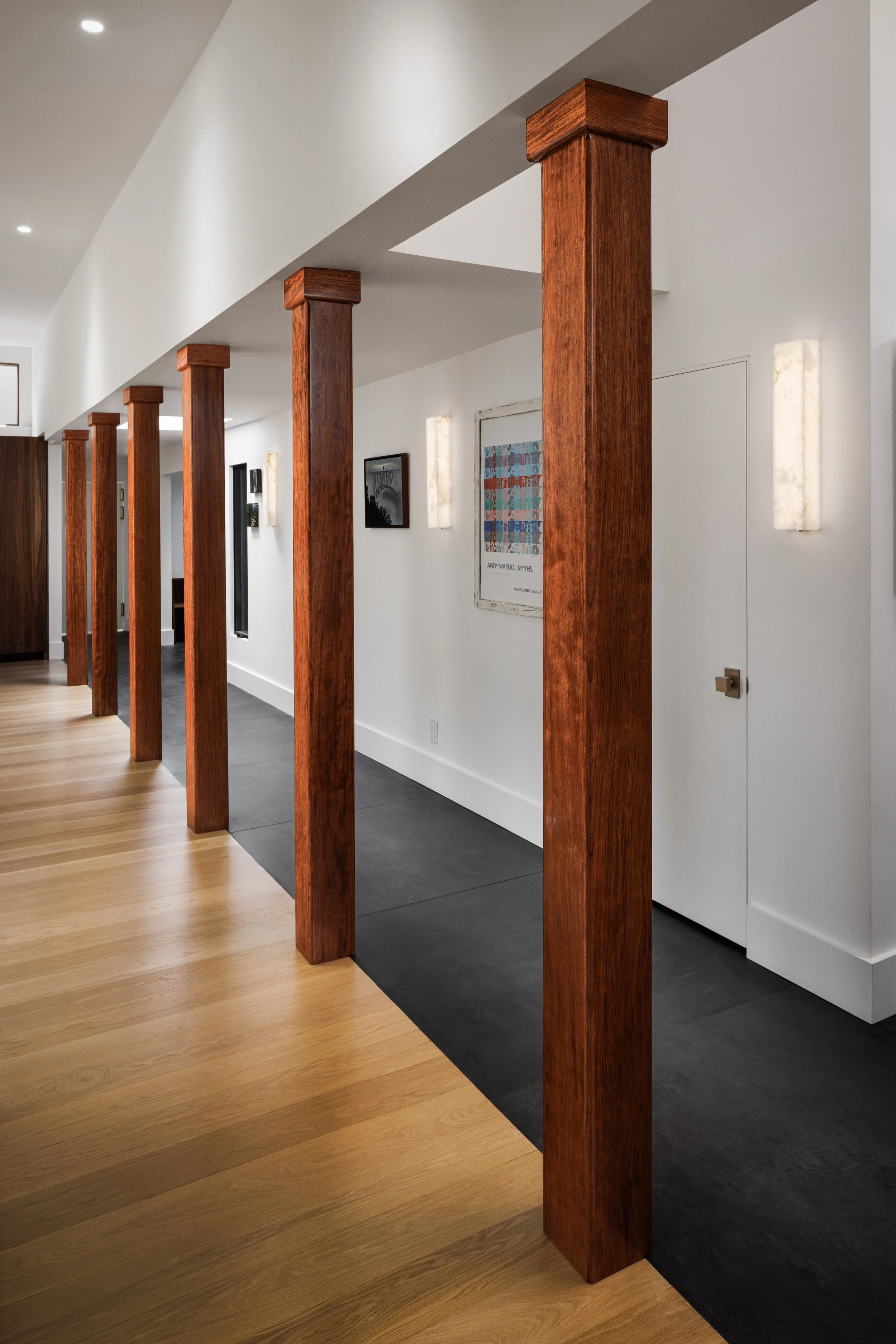 African Rosewood Columns