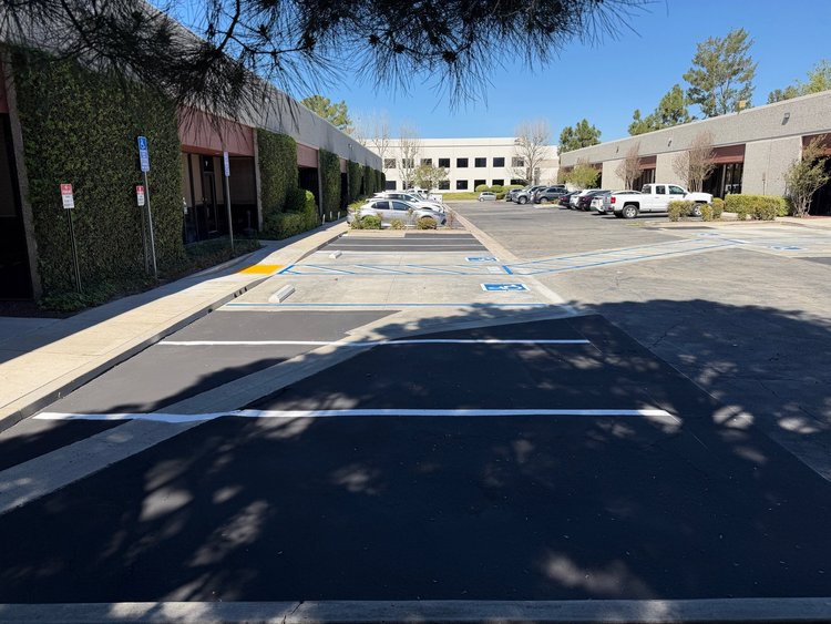 Fresh ISA-compliant striping and signage
