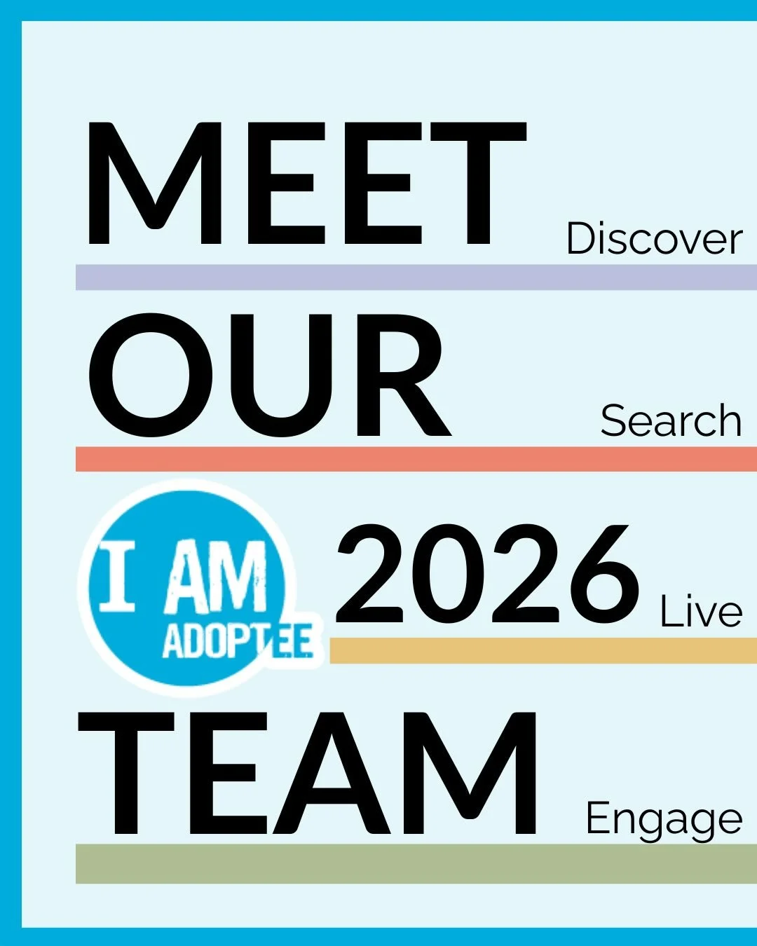 🌟 We are so excited to share our official 2026 IAMAdoptee (IAA) Team! Thanks to the generous donations we&rsquo;ve received and the incredible connections we continue to build, we have many meaningful initiatives planned for the year ahead.

💜 IAA 