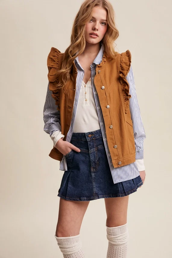 Gilet utilitaire romantique