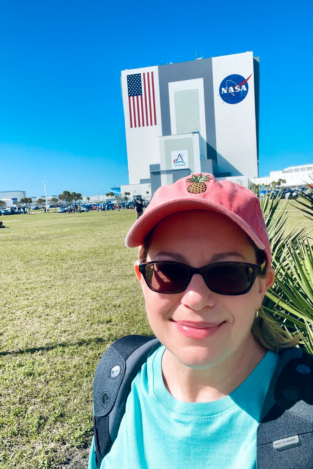 Denise Kodi at Vehicle Assembly Building, NASA, Kennedy Space Center