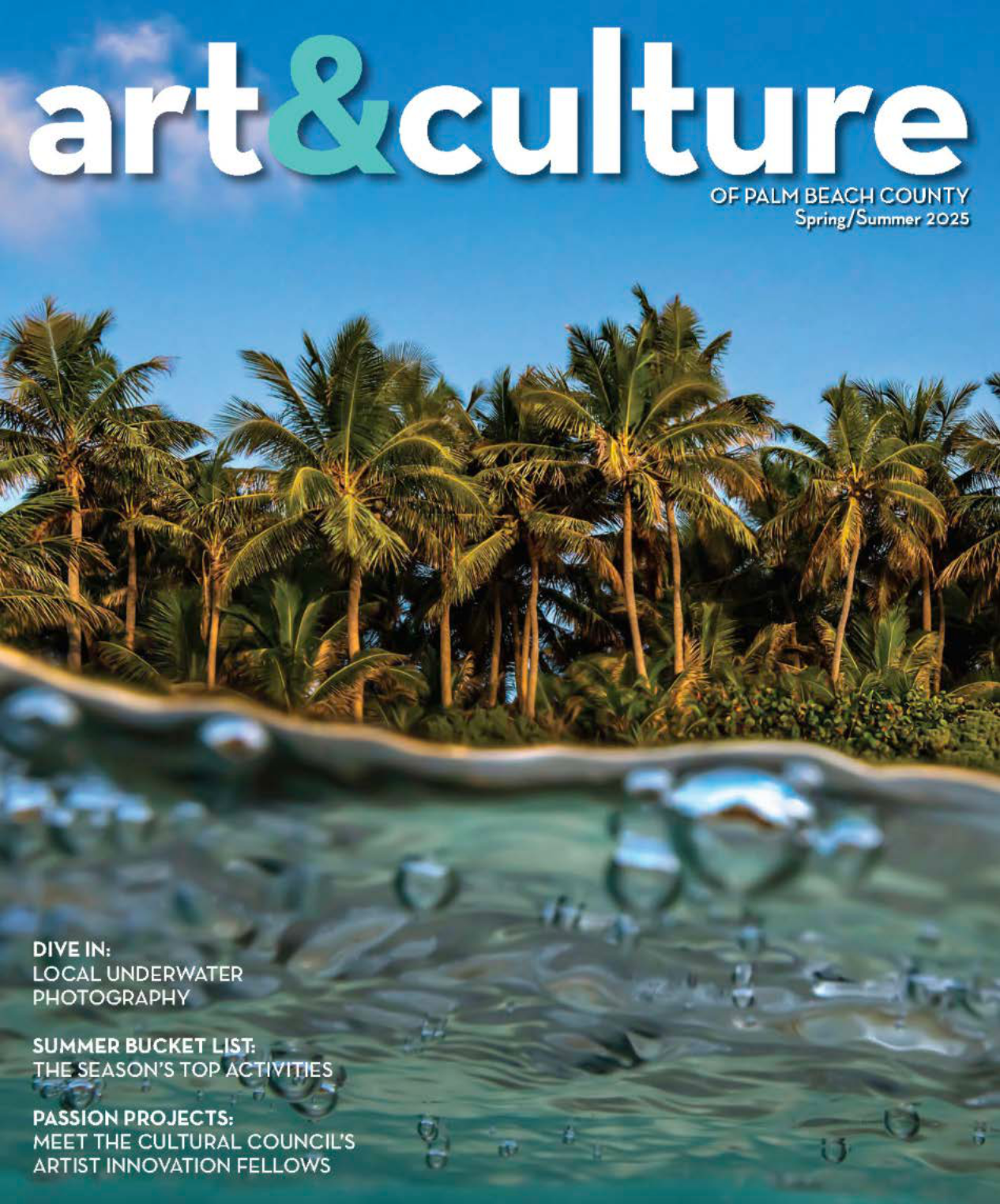 Art & Culture of Palm Beach County Magazine Cover Spring/Summer 2025