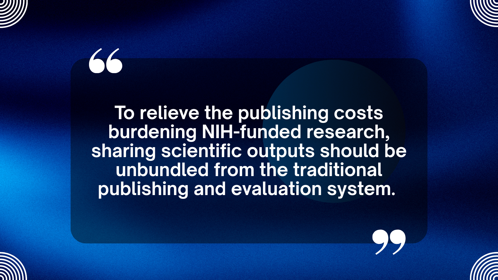 ORFG Submits Comments to NIH on Allowable Costs