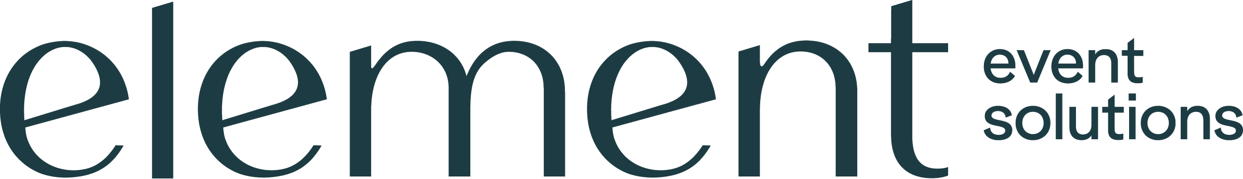Logo for Element Event Solutions with the company name in stylized font.