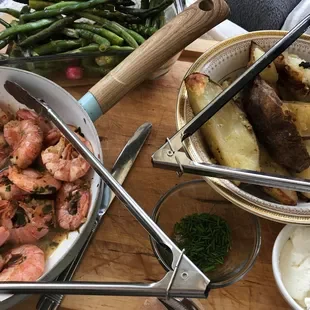 Pork, Chicken, Shrimp